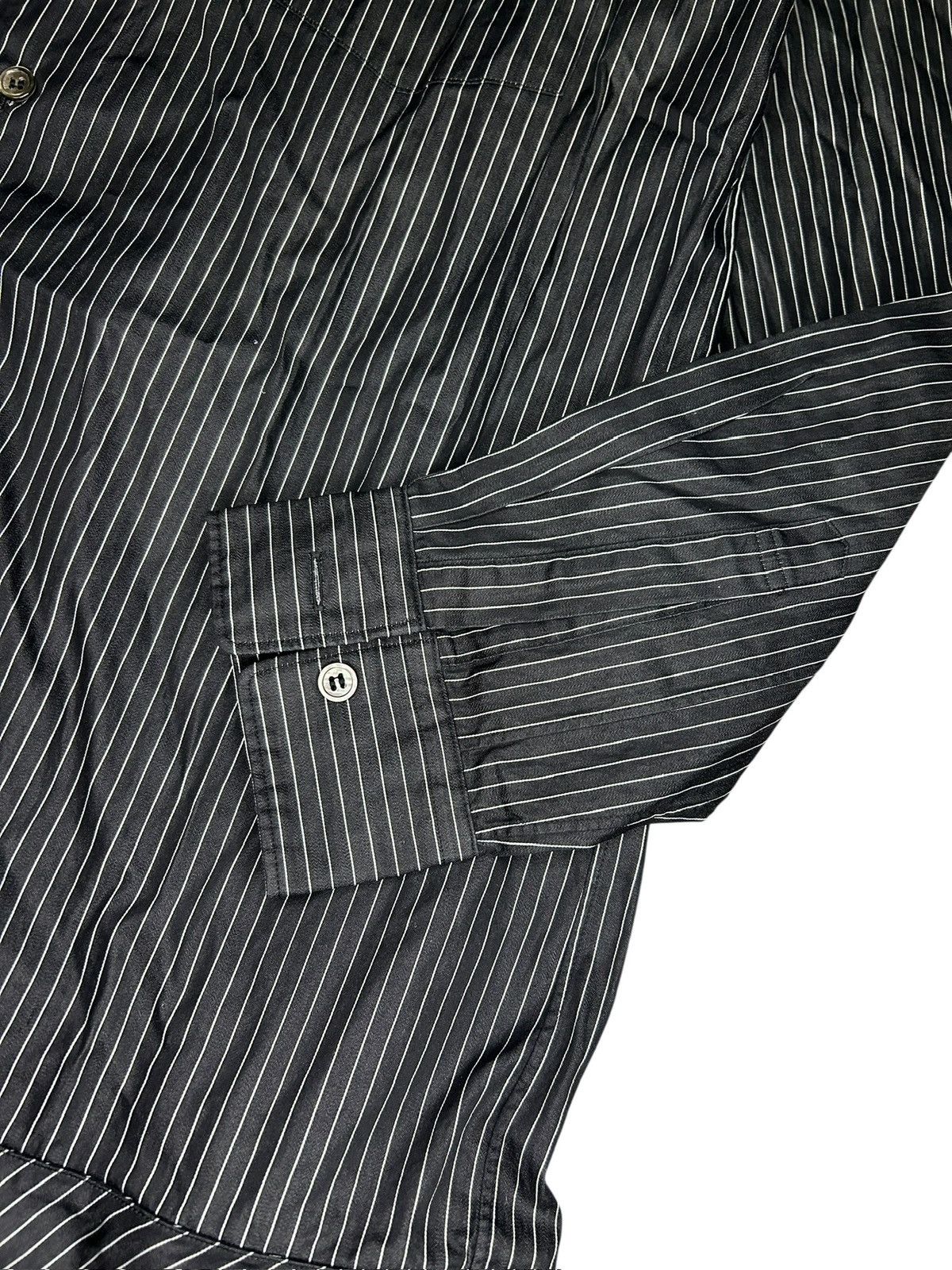 Comme des Garcons Homme Plus F/W 23 Stripe Peplum Shirt Size US S / EU 44-46 / 1 - 7 Thumbnail