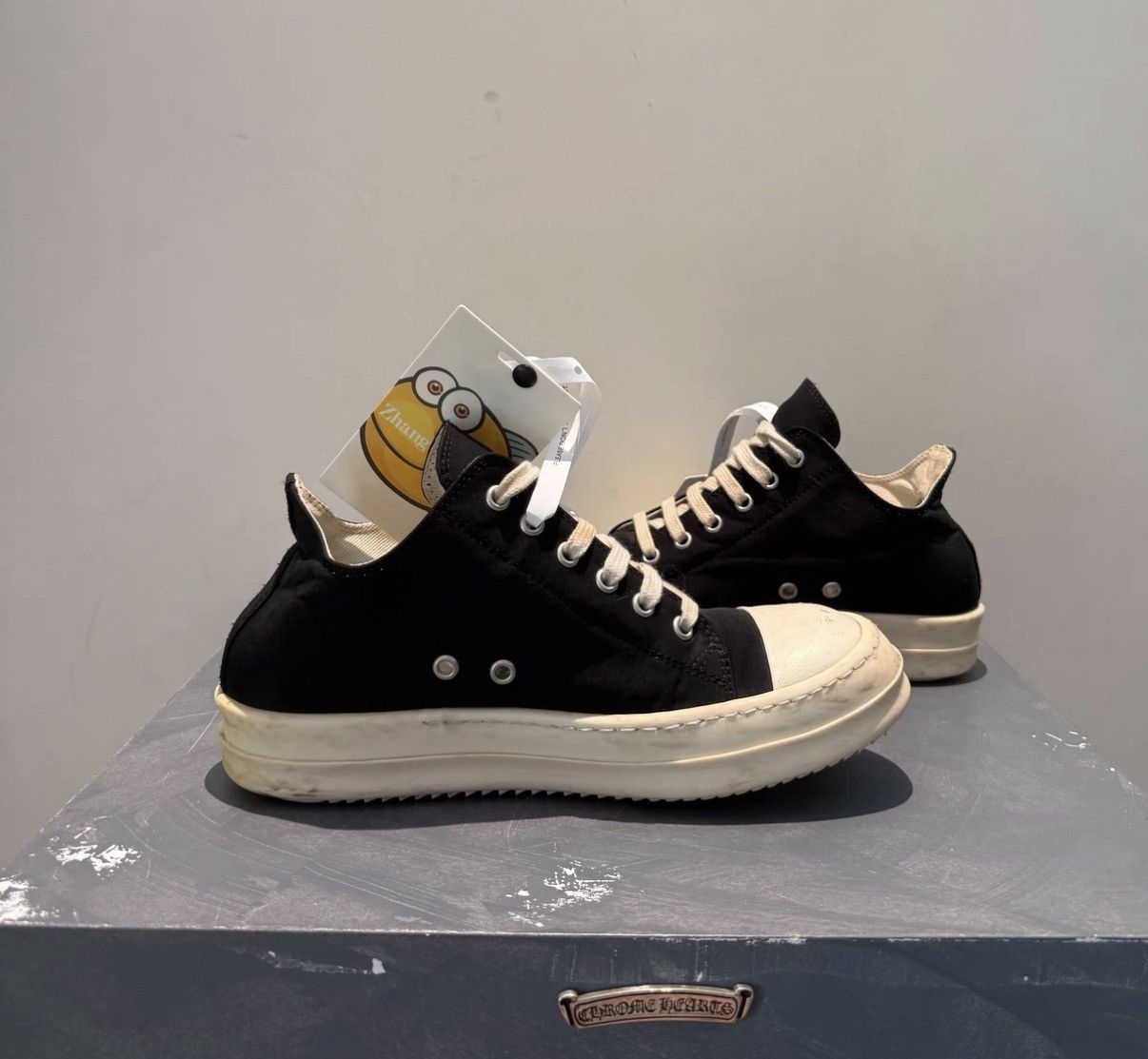 Rick Owens Rick Owens DRKSHDW Classic Nylon Converse-Inspired Sneakers Size US 8 / IT 38 - 3 Thumbnail
