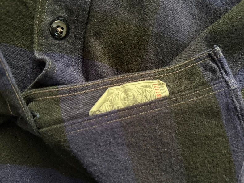 Freewheelers FREEWHEELERS Size 16 RAILTON MECHANIC FLANNEL SHIRT Size US XS / EU 42 / 0 - 3 Thumbnail