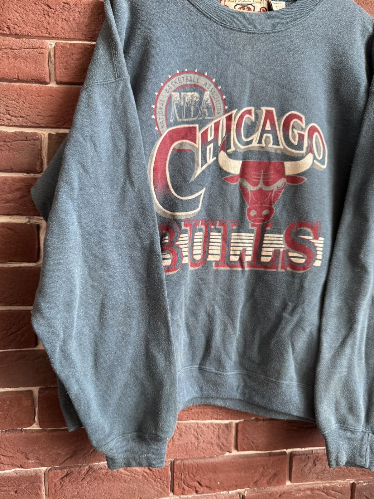 NBA Vintage 90s Magic Chicago Bulls Basketball NBA Sweatshirt L Size US L / EU 52-54 / 3 - 3 Thumbnail