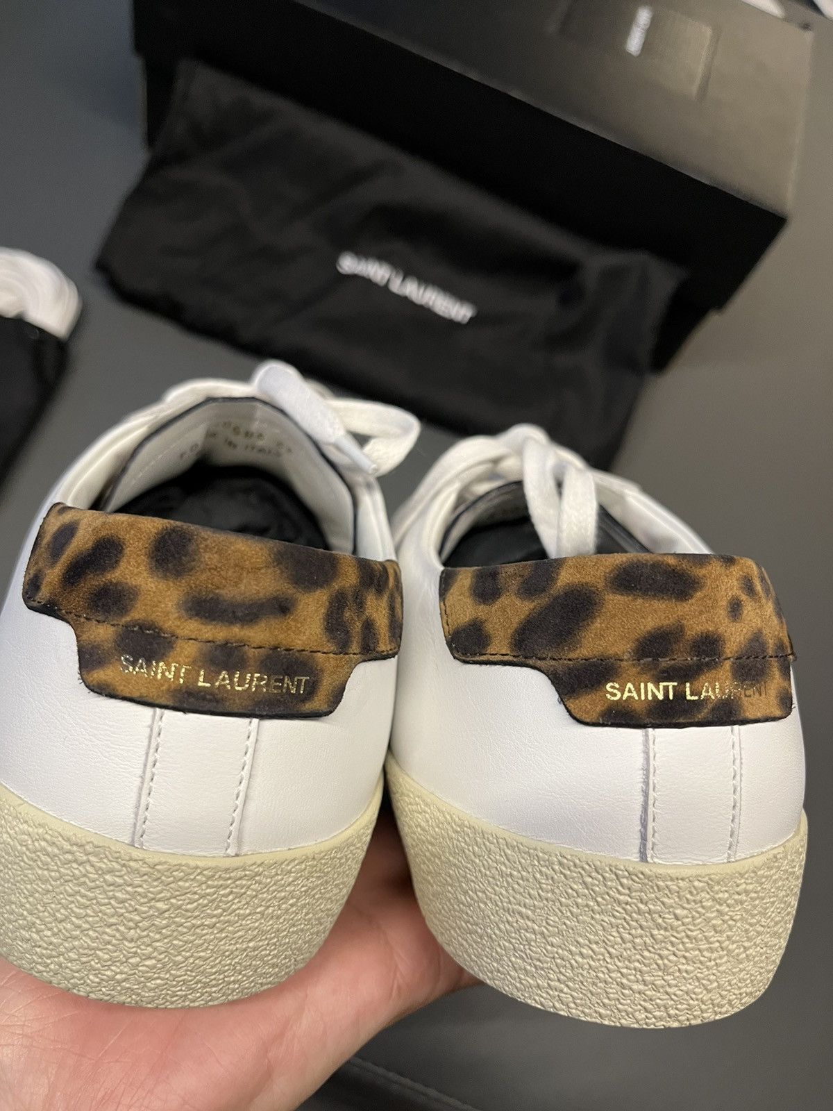 Saint Laurent Paris Super Runway Brand New Saint Laurent Logo Moon Plus Sneaker Size US 11.5 / EU 44-45 - 16 Thumbnail