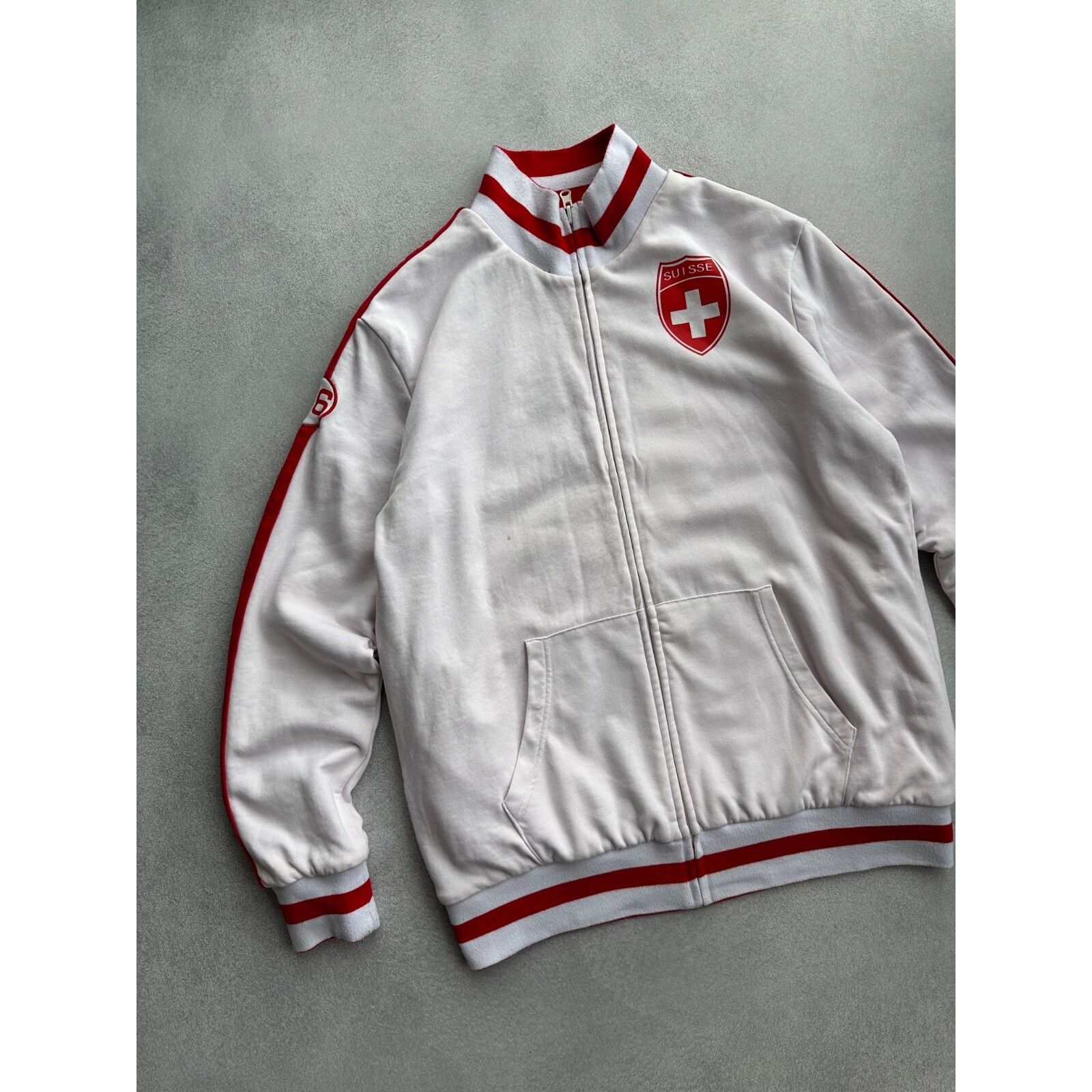 Vintage VTG Roger Federer Switzerland Tennis Reversible Heavy Zip Ol Size US XL / EU 56 / 4 - 18 Thumbnail