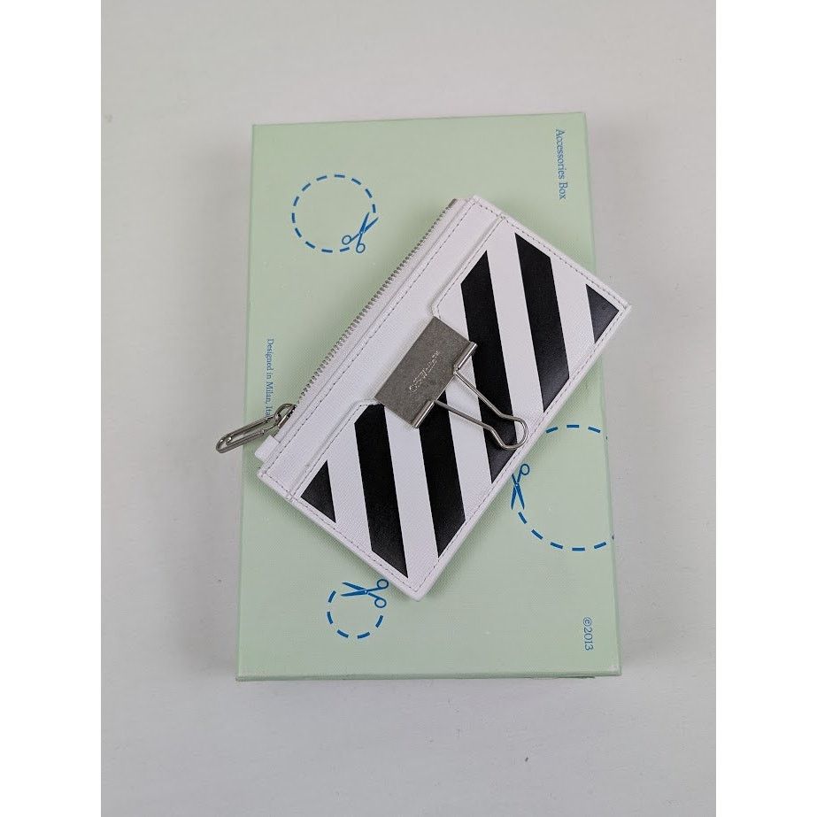 Off-White o1rshd1 Size: OS / Binder Card Case in White/Black Size ONE SIZE - 10 Thumbnail