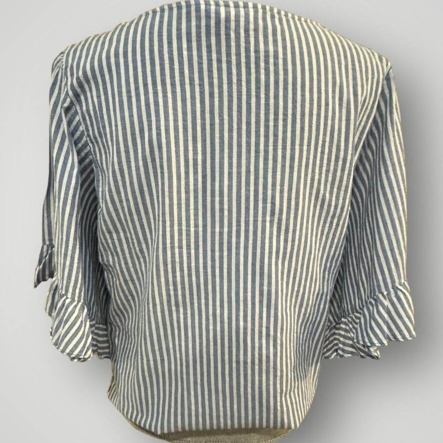 Lauren Conrad Lauren Conrad Women's Stripe Casual Blouse Medium Size M / US 6-8 / IT 42-44 - 6 Thumbnail