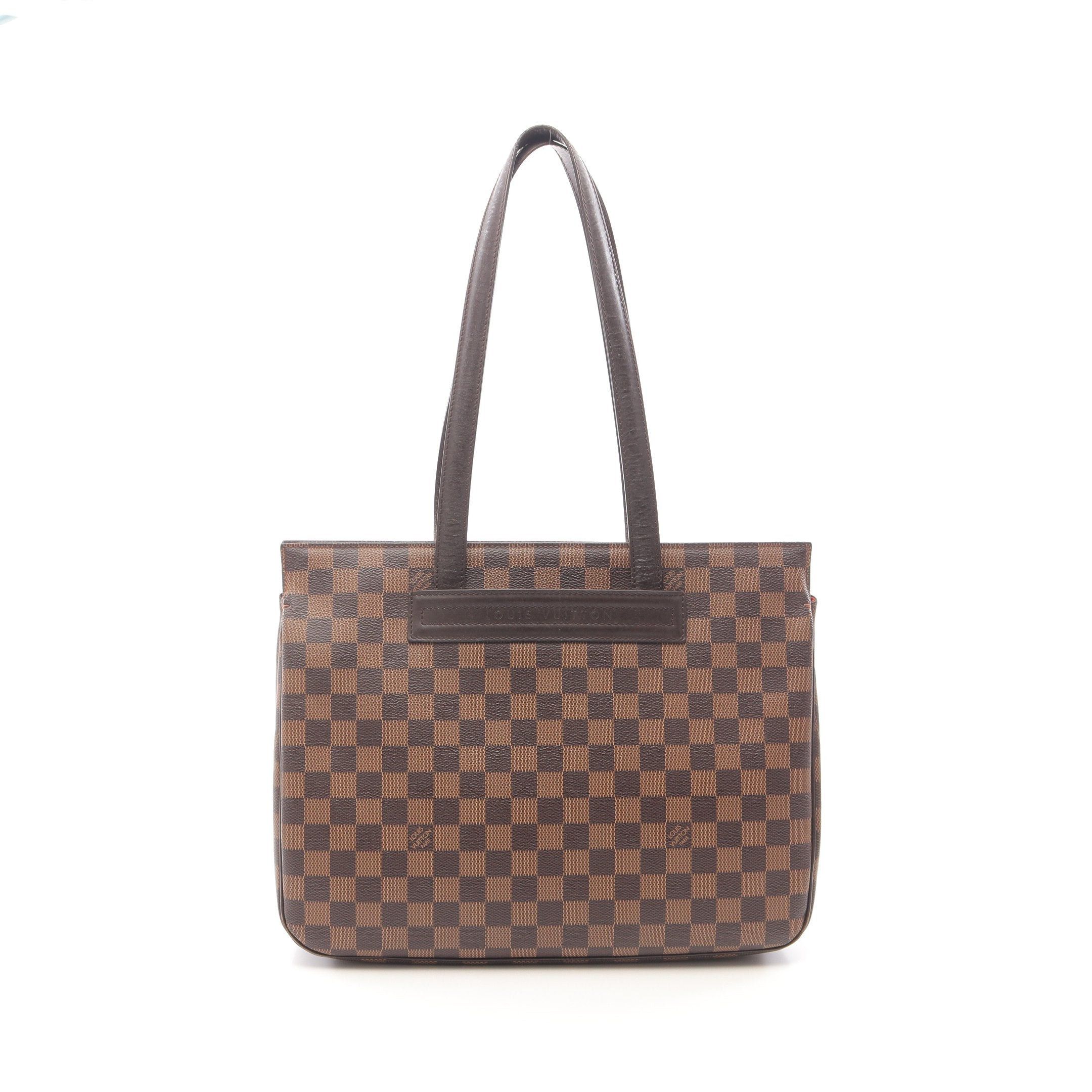 Louis Vuitton Louis Vuitton Parioli Pm Damier Ebene Shoulder Bag Tote Leather Brown Size ONE SIZE - 1 Thumbnail