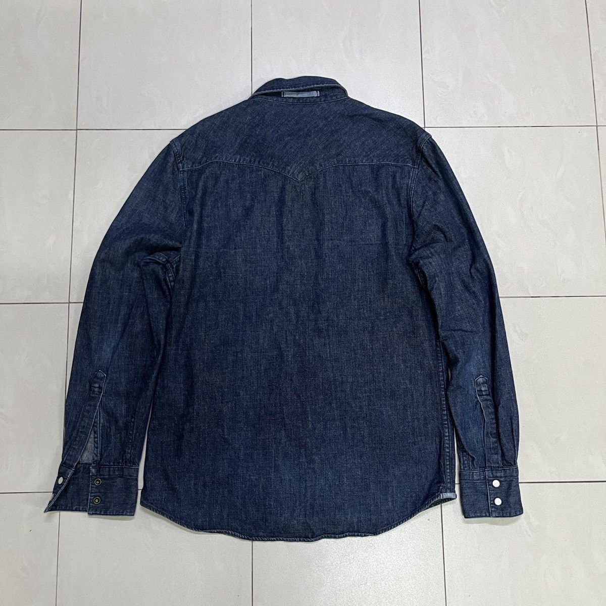 Levi's × Levi's Vintage Clothing × Vintage Levis Western Pocket Denim Shirt Size US S / EU 44-46 / 1 - 15 Thumbnail