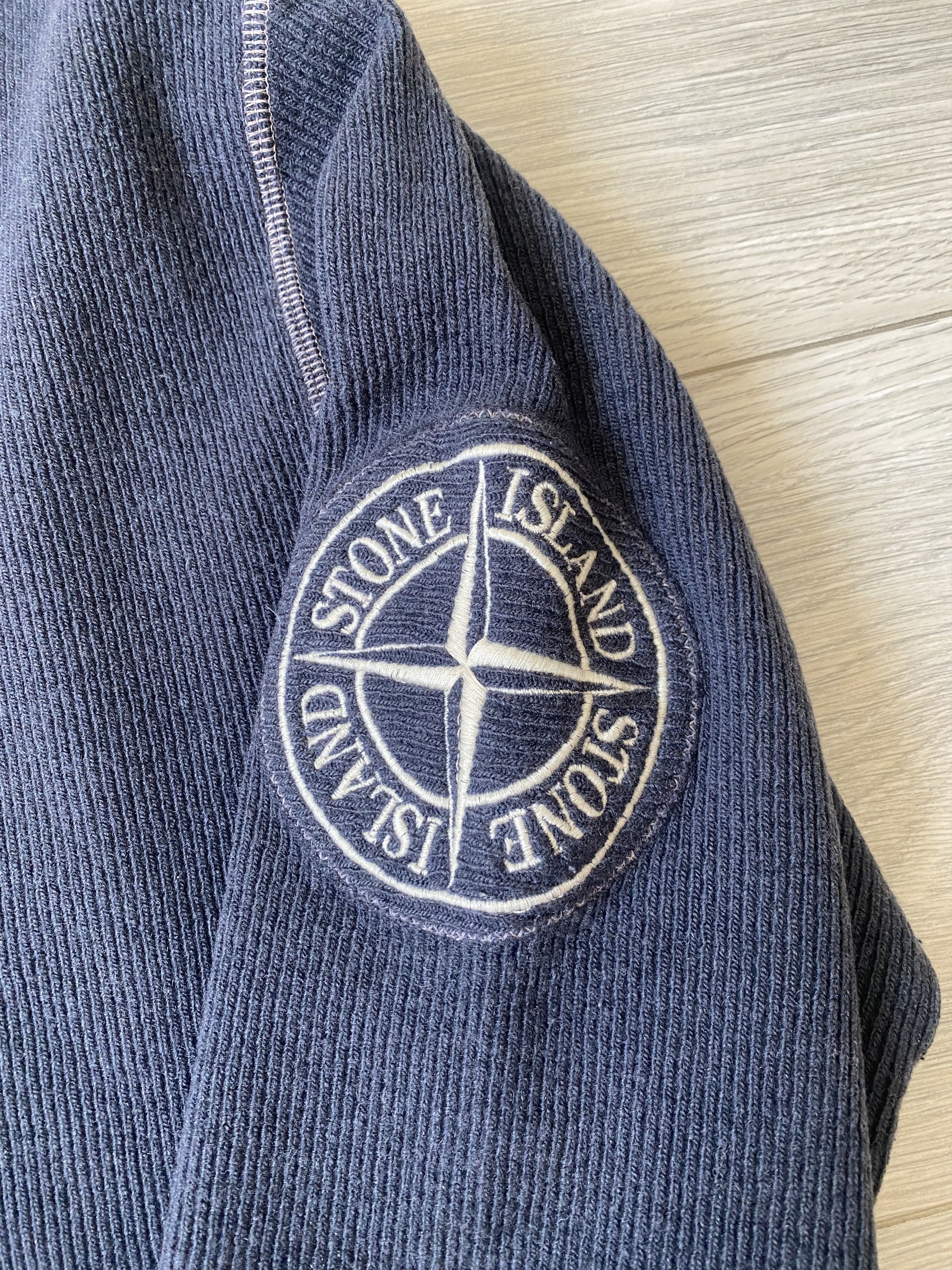 Massimo Osti × Stone Island Stone Island Vintage Big Logo Sweater Size US M / EU 48-50 / 2 - 2 Thumbnail