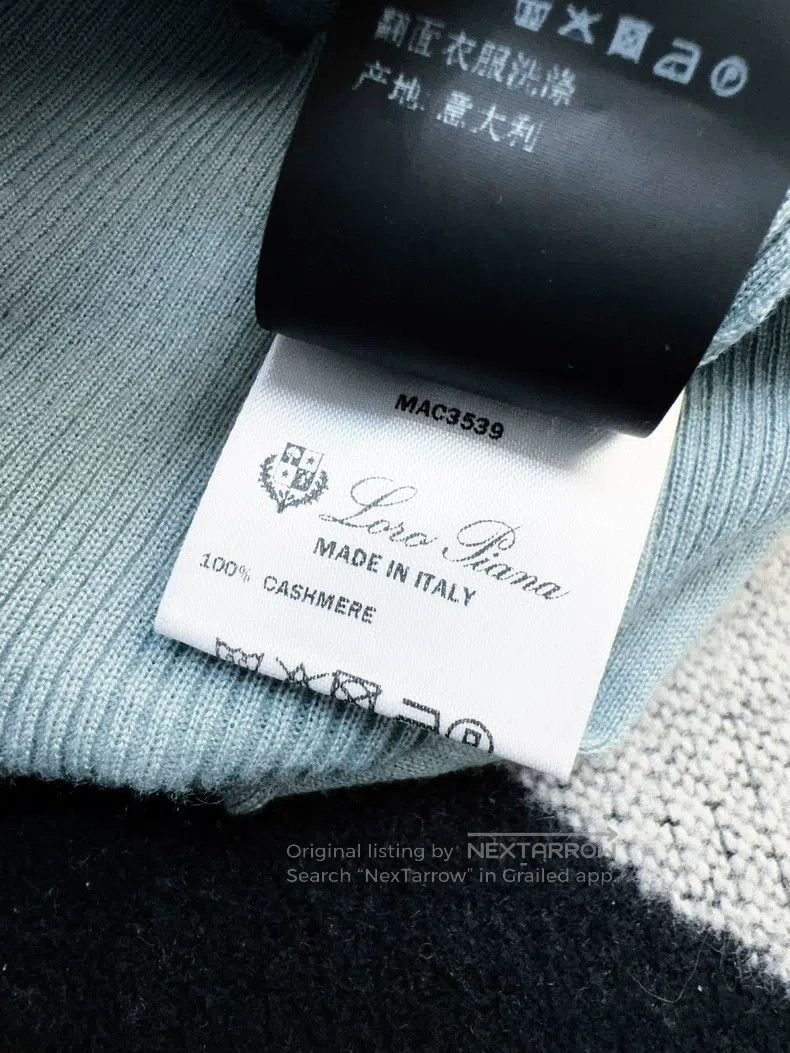 Loro Piana Loro Piana Baby Blue Cashmere Crew Neck Top Size XS / US 0-2 / IT 36-38 - 7 Thumbnail