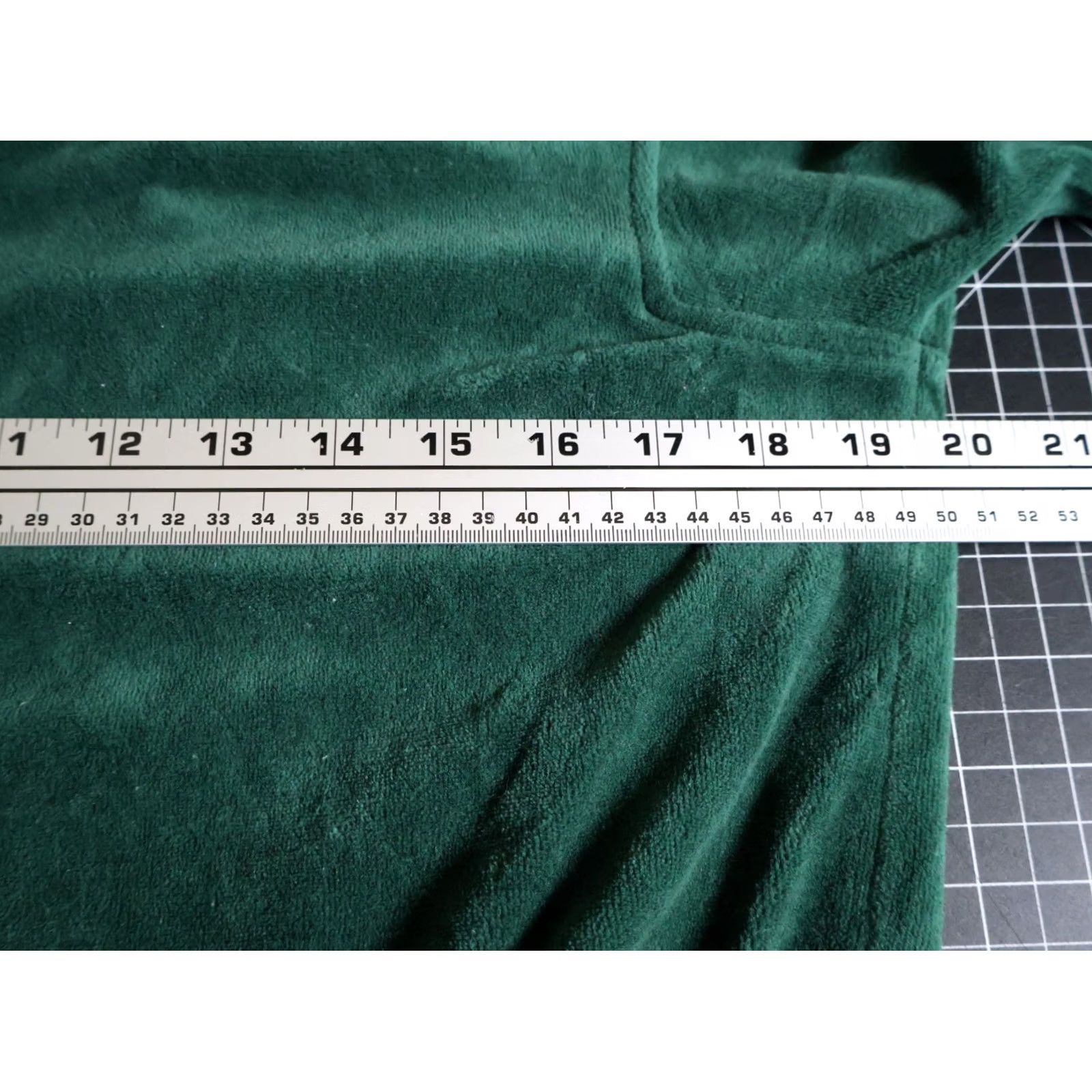 Velour Probe Velour Polo Shirt Mens M Dark Green 80s Long Sleeve Retro VTG Vintage Velour Collared Snap Button Pullover Casual Shirt Size US M / EU 48-50 / 2 - 5 Thumbnail