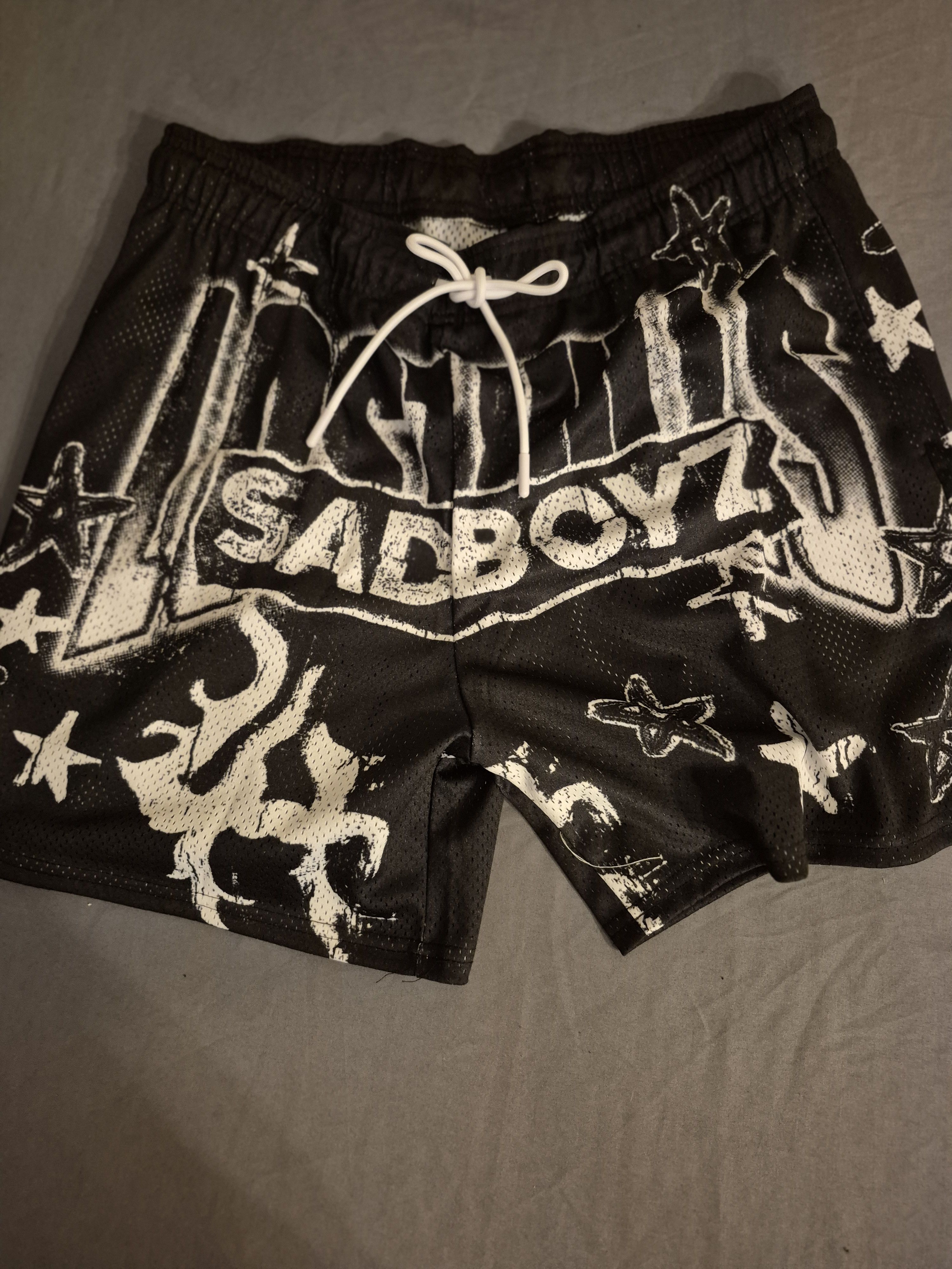 Lost Hills x Sad Boys Collab Mesh Shorts Size 2XL