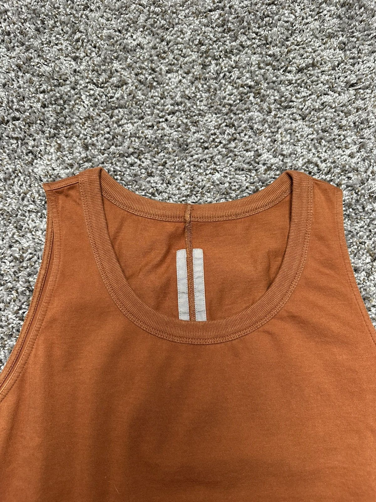 Rick Owens Rick Owens FW18 Cinnamon Tank Top Size US S / EU 44-46 / 1 - 3 Thumbnail
