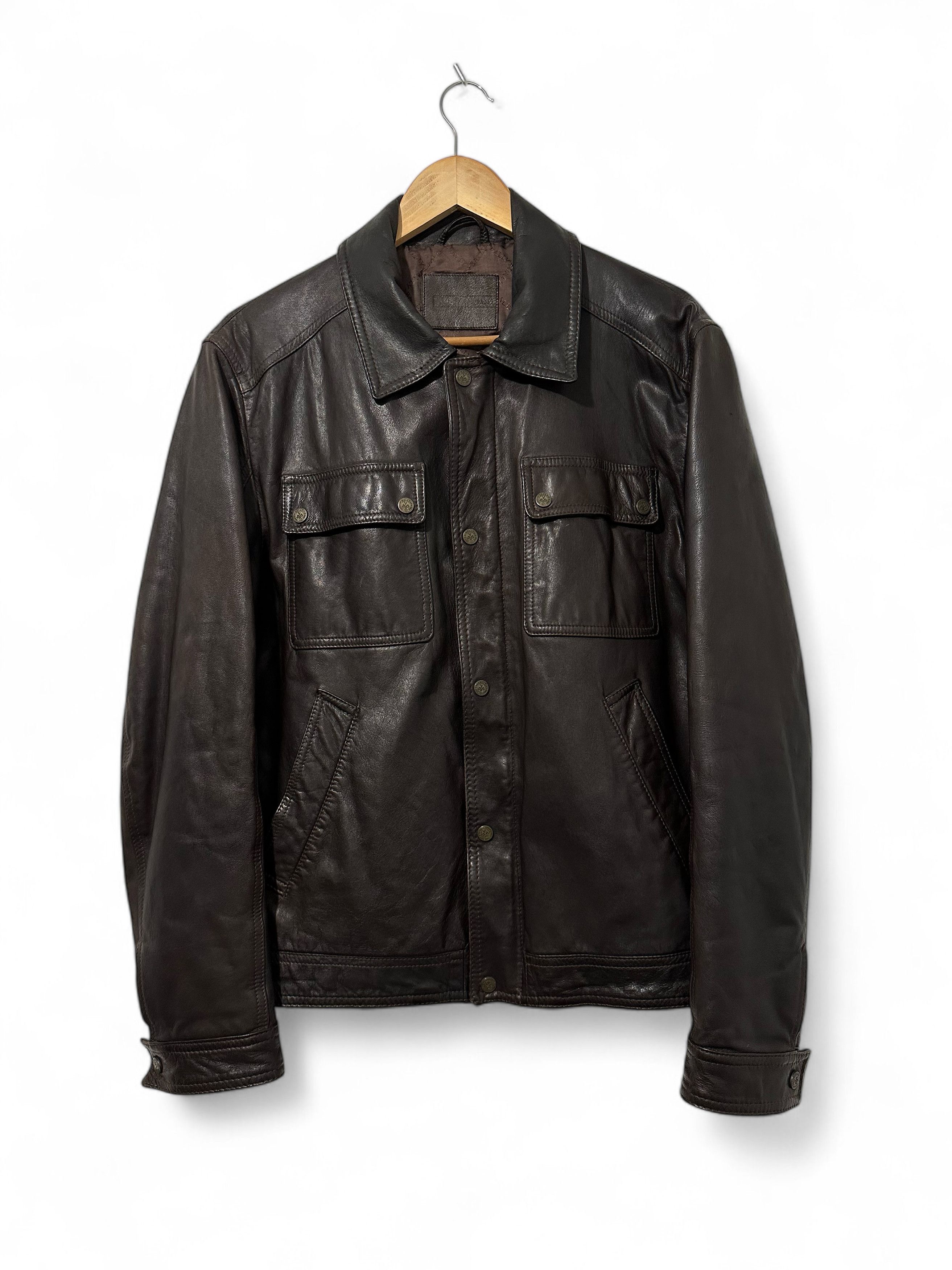 Bally Retail $2k Bally Luxury Brown Leather Jacket Size US M / EU 48-50 / 2 - 1 Thumbnail
