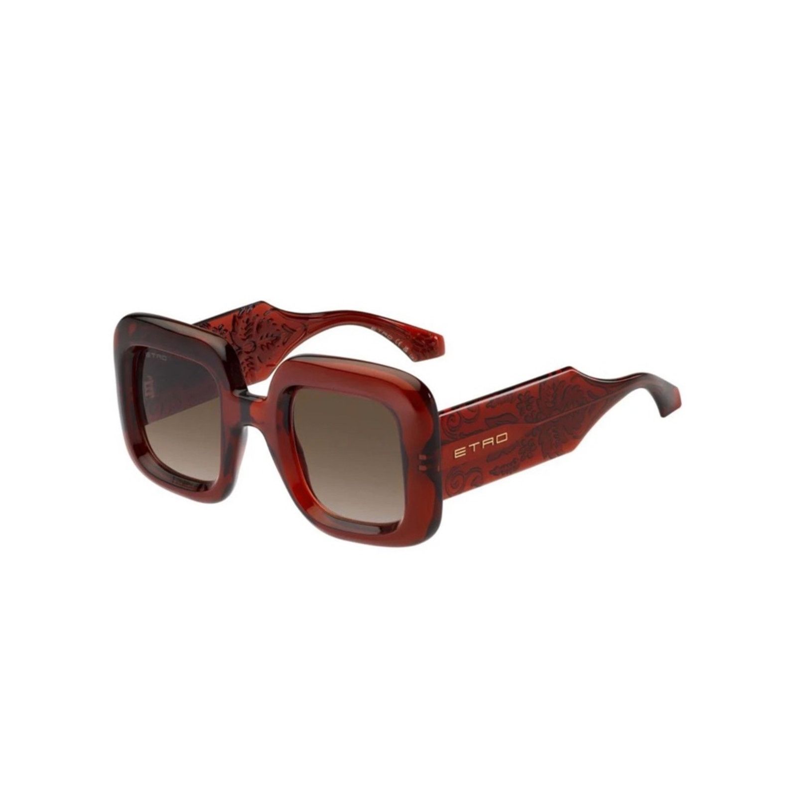 Etro New Etro ETRO0015/S 2LFHA Brick Color Square Sunglasses Size ONE SIZE - 1 Thumbnail