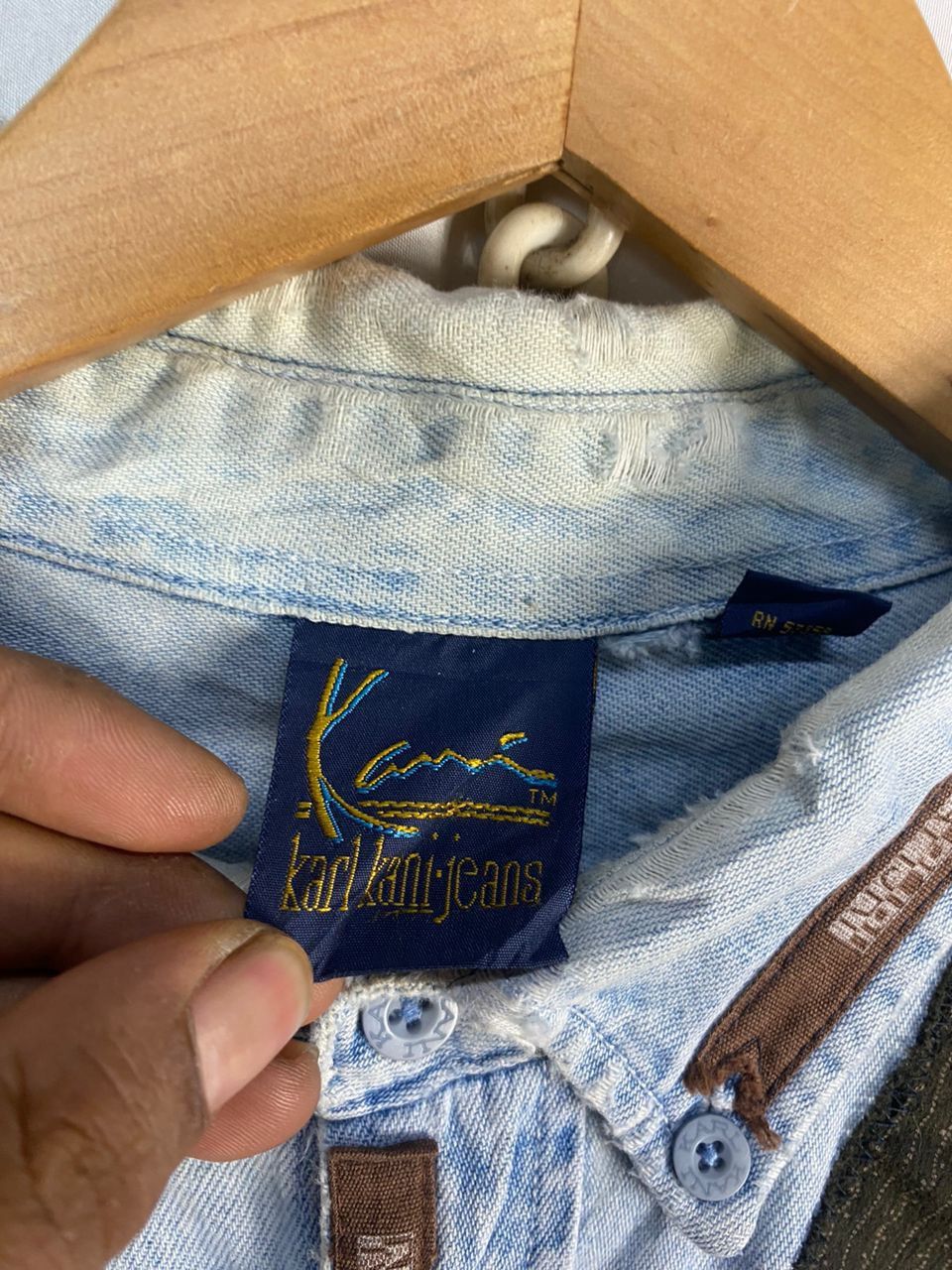 Karl Kani × Napapijri Napapijri patches button up denim jacket by karl kani Size US XL / EU 56 / 4 - 7 Thumbnail