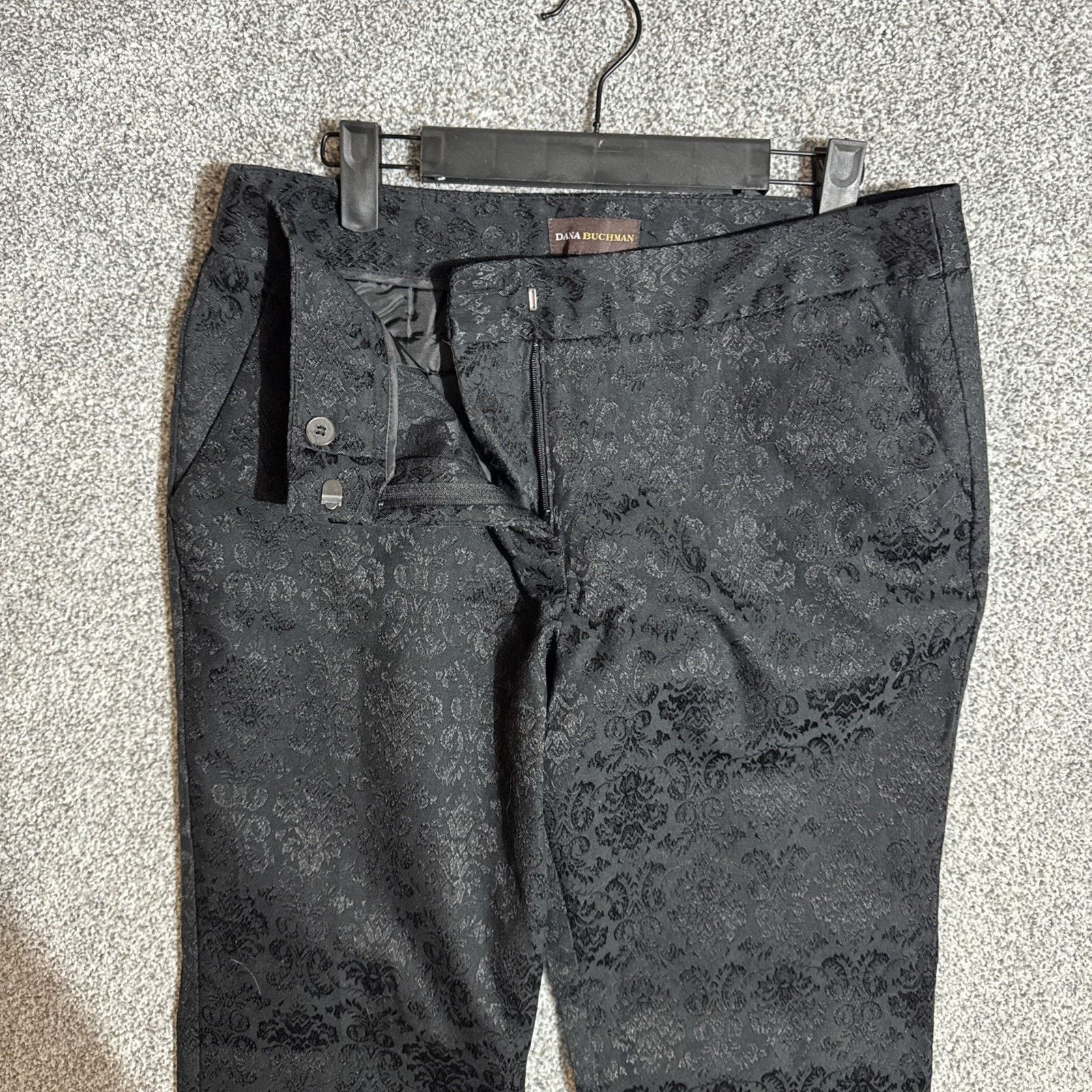 Other Dana Buchman Pants Women Size 8 Goth Romantic Jacquard Size 30" / US 8 / IT 44 - 7 Thumbnail