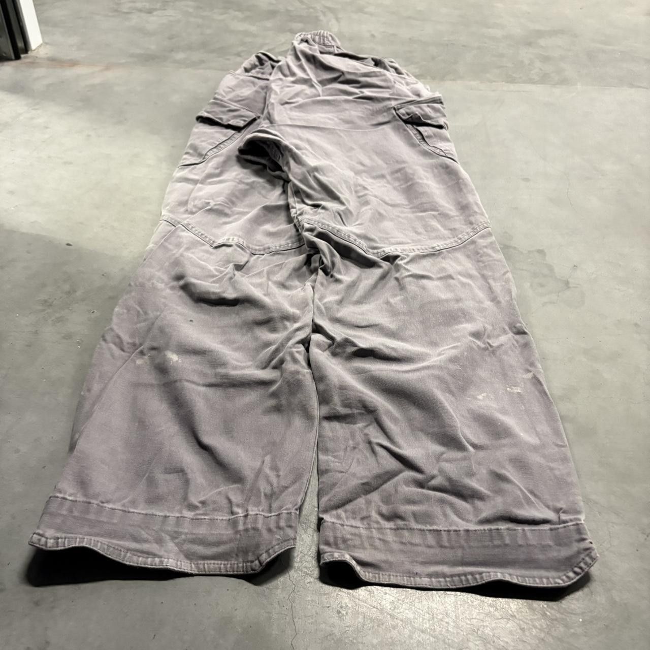 Japanese Brand × Vintage Crazy Vintage Y2K/2000s Baggy Grey Grunge Cargo Pants! Size US 34 / EU 50 - 5 Thumbnail
