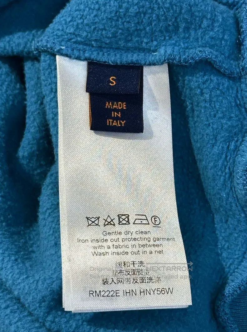 Louis Vuitton Louis Vuitton Blue Hoodie Size US S / EU 44-46 / 1 - 7 Thumbnail