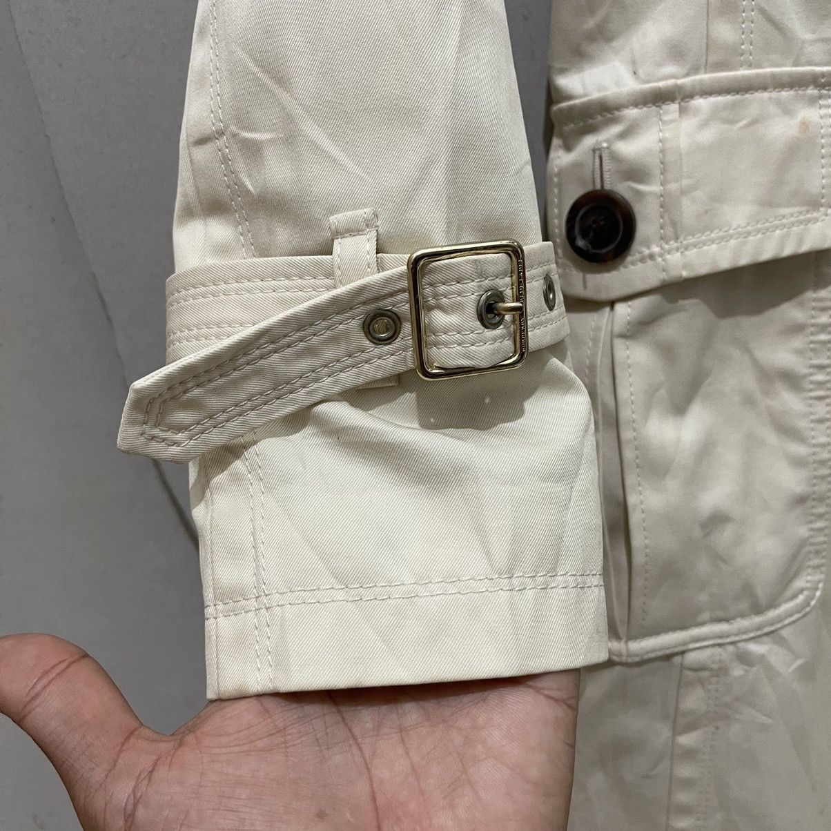 Burberry × Burberry Prorsum × Designer Burberry Blue Label Trench Coat Size S / US 4 / IT 40 - 17 Thumbnail