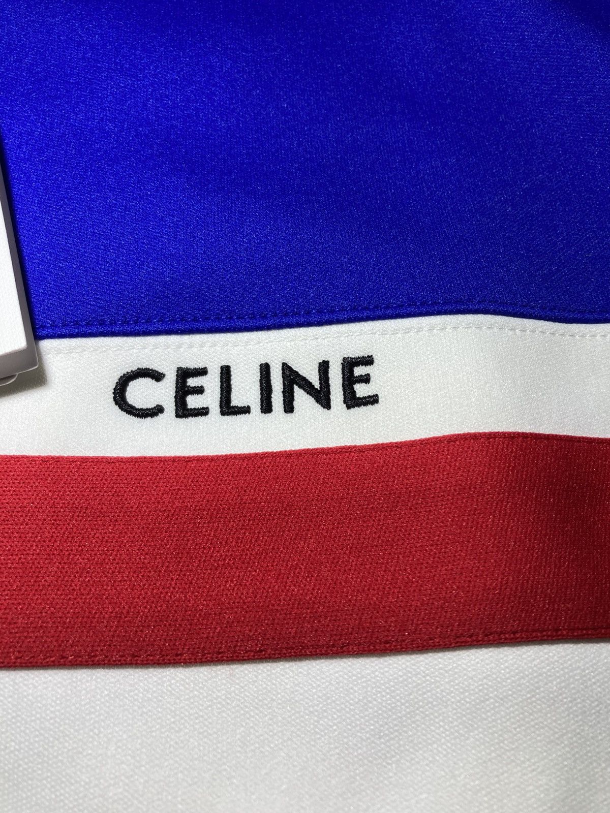 Celine × Hedi Slimane New SS23 Celine Logo Track Jacket Red Blue Runway 2023 Hedi Size US S / EU 44-46 / 1 - 3 Thumbnail
