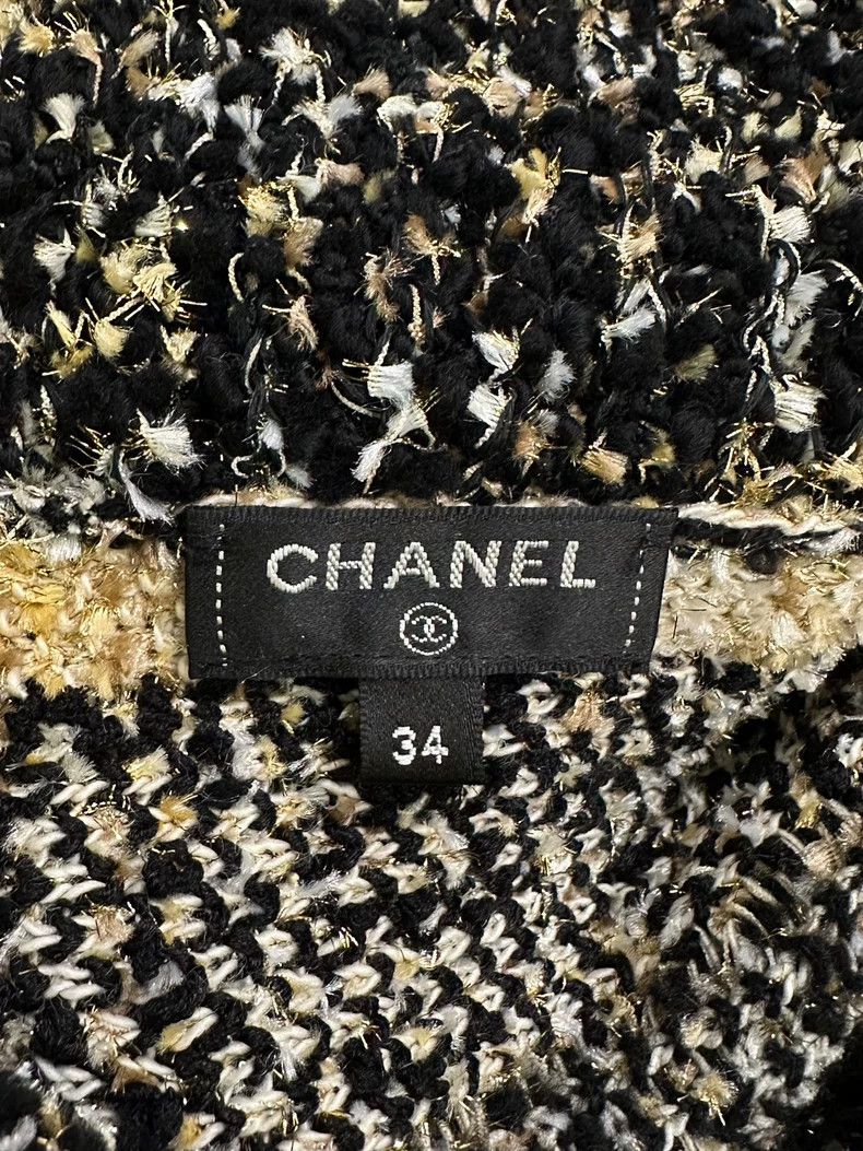 Chanel Chanel Egyptian series black and gold sweater Size XXS / US 00 / IT 34 - 6 Thumbnail