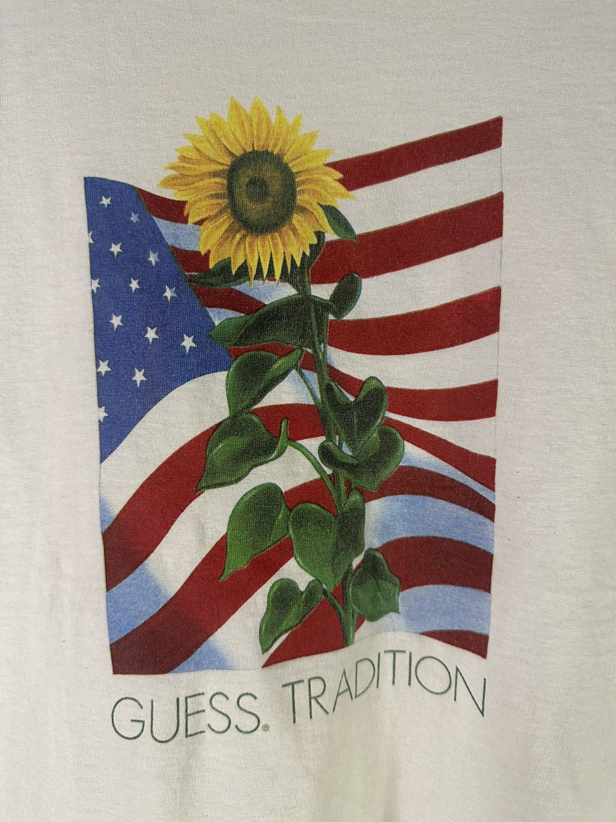 A$AP Rocky × Guess Vintage Guess American Sunflower Graphic Tee Size US L / EU 52-54 / 3 - 2 Thumbnail