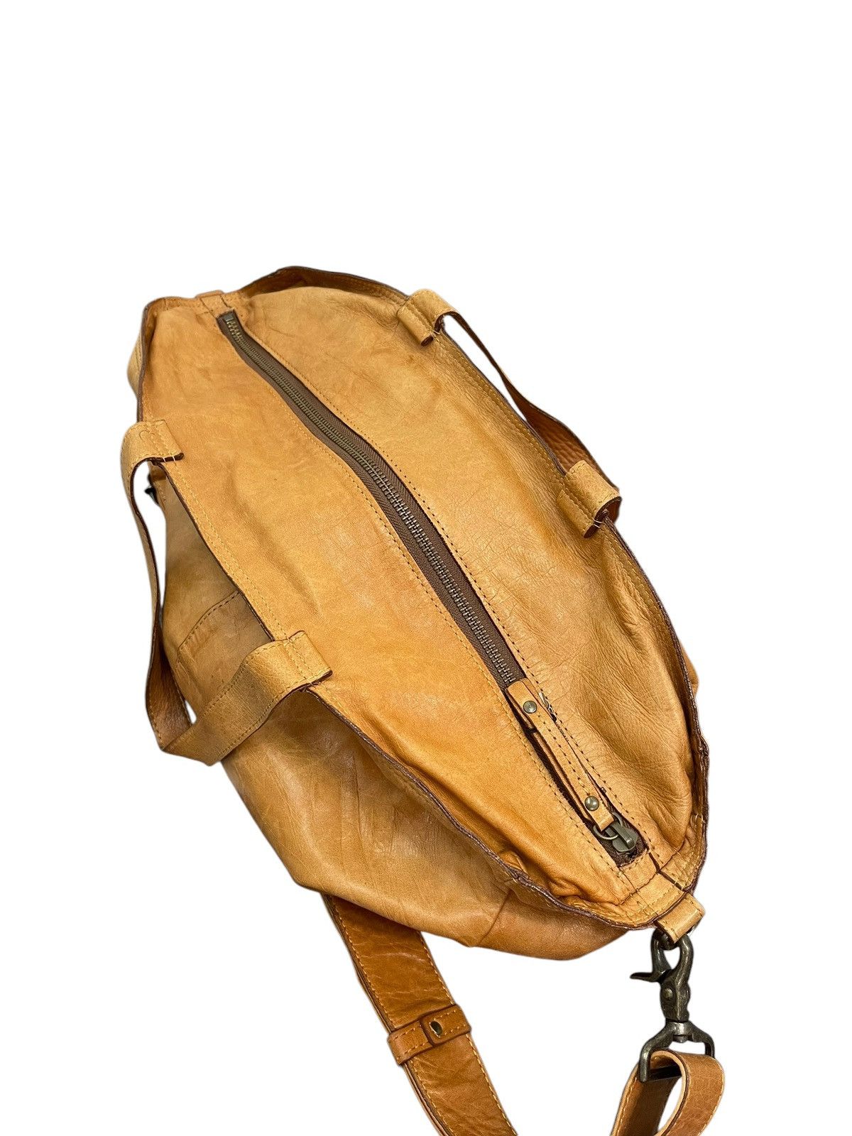 Japanese Brand Full Leather Patina Brown Sebenie Tote 3 Way Bag 1🟩1 Size ONE SIZE - 18 Thumbnail