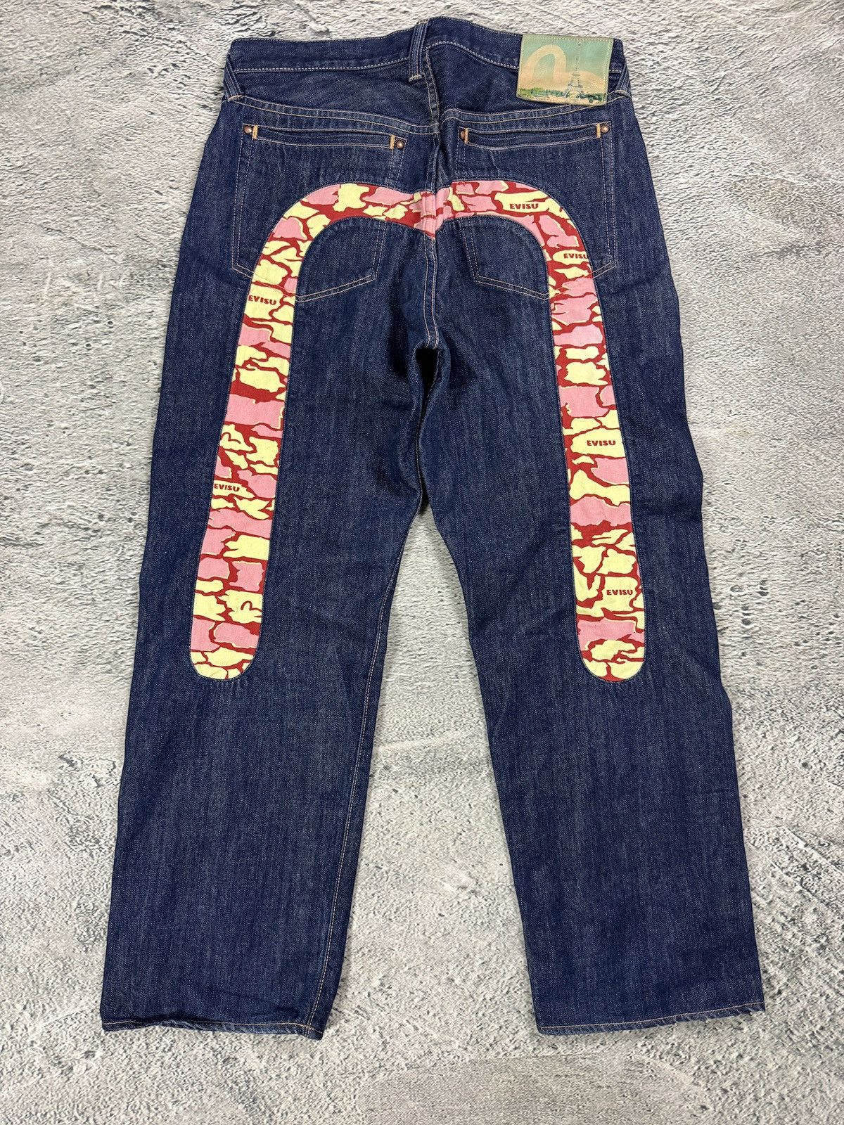 Evisu Evisu jeans daicock big logo Siotani Brothers denim Size US 34 / EU 50 - 1 Thumbnail