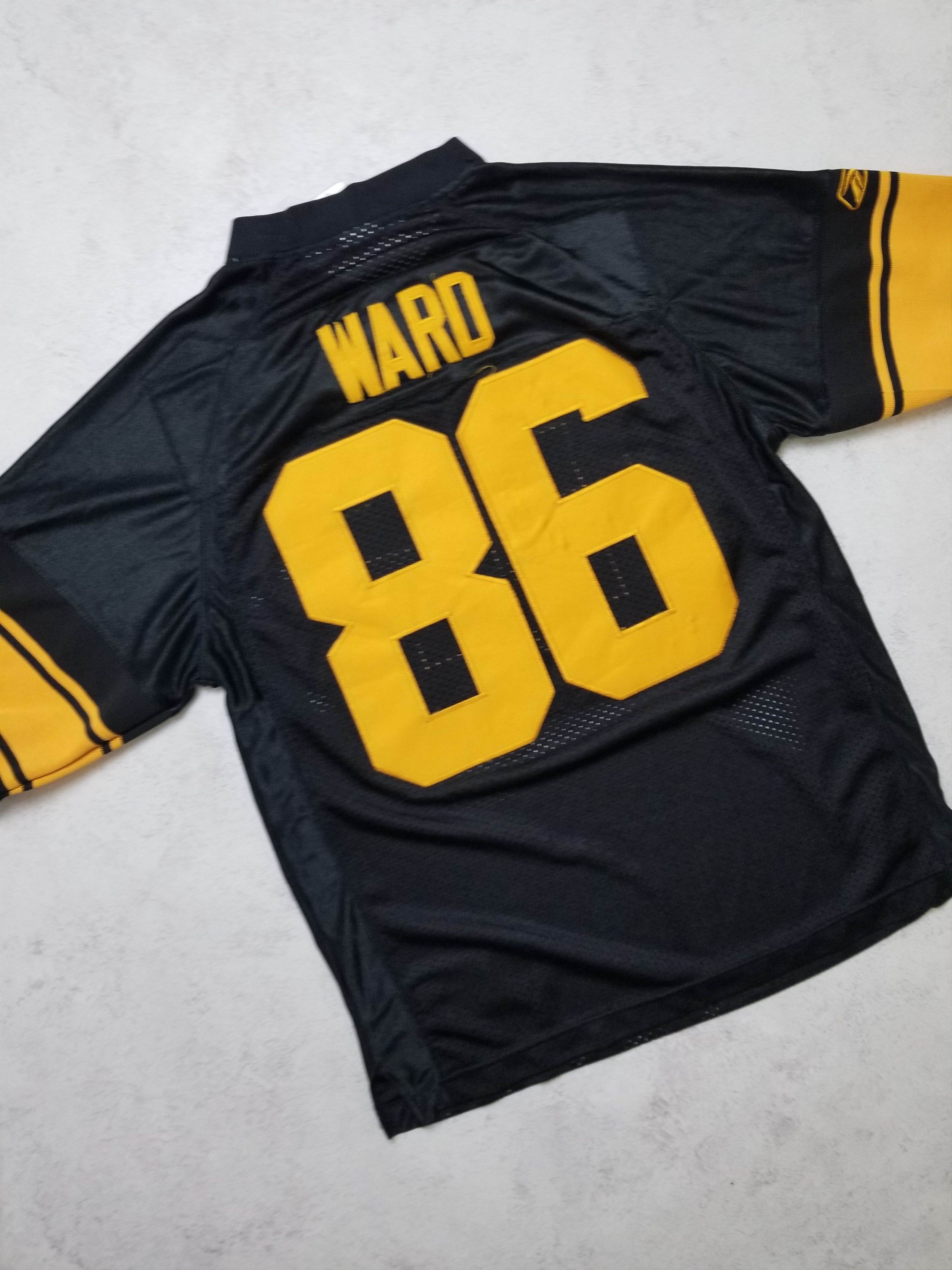 Reebok Pittsburgh Steelers Hines Ward #86 RARE Alternate Jersey Size US S / EU 44-46 / 1 - 5 Thumbnail
