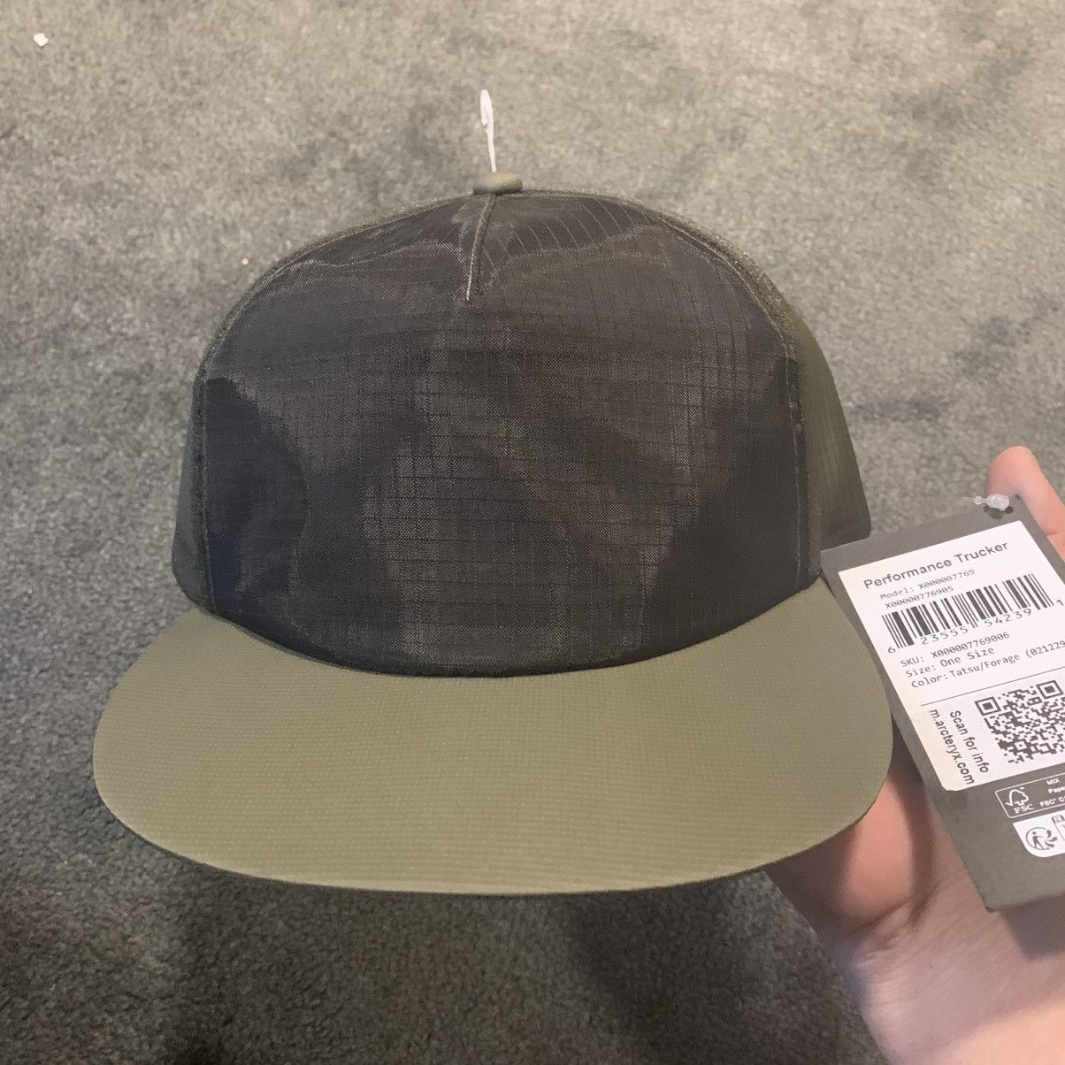 Arc'teryx Arc'teryx Performance Trucker Hat - Tatsu/Forage (BNWT) Size ONE SIZE - 2 Thumbnail