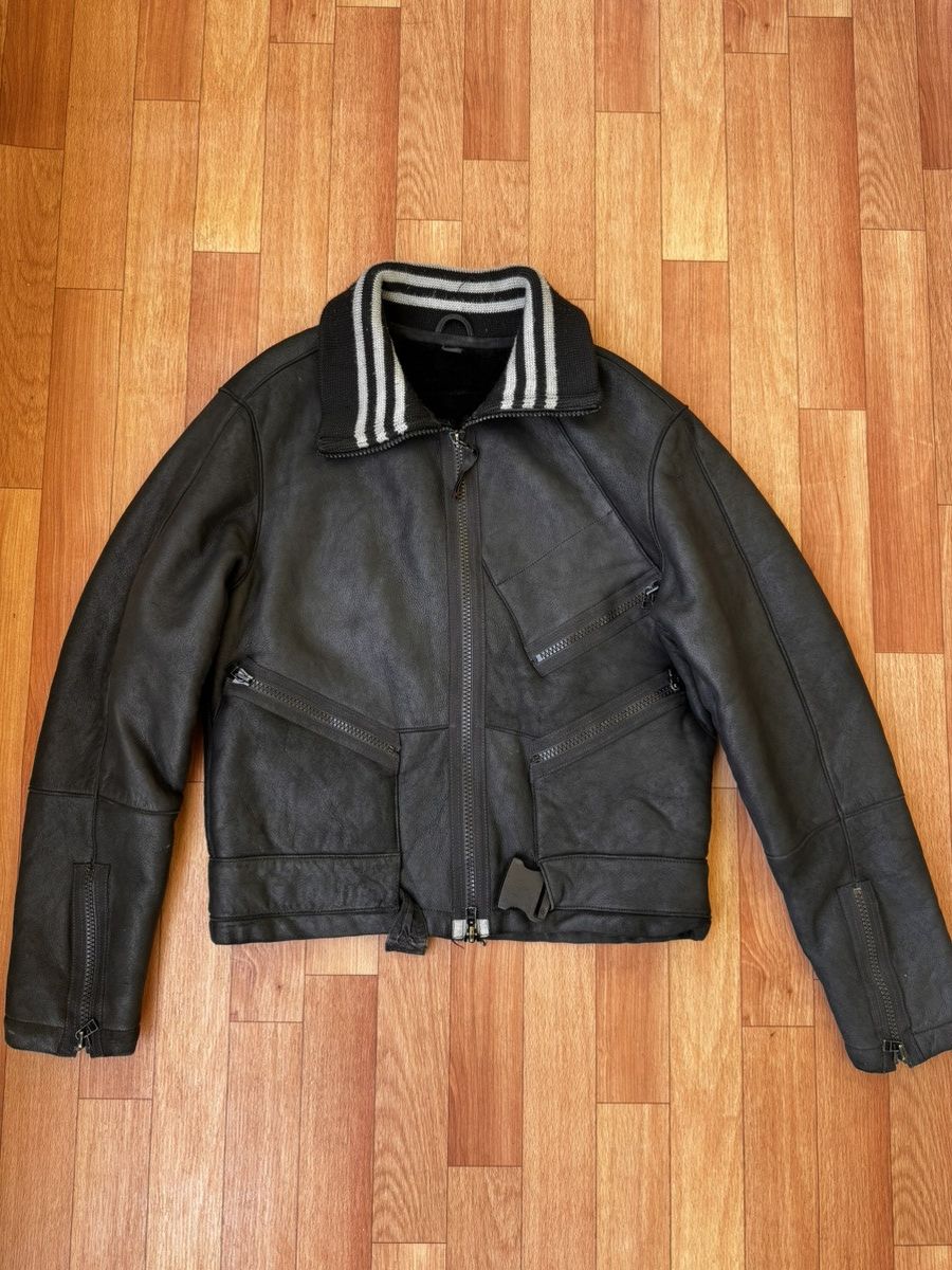 Adidas × Y-3 🕷️💥Yohji yamamoto x adidas shearling blouson lambskin jacket Size US M / EU 48-50 / 2 - 9 Thumbnail