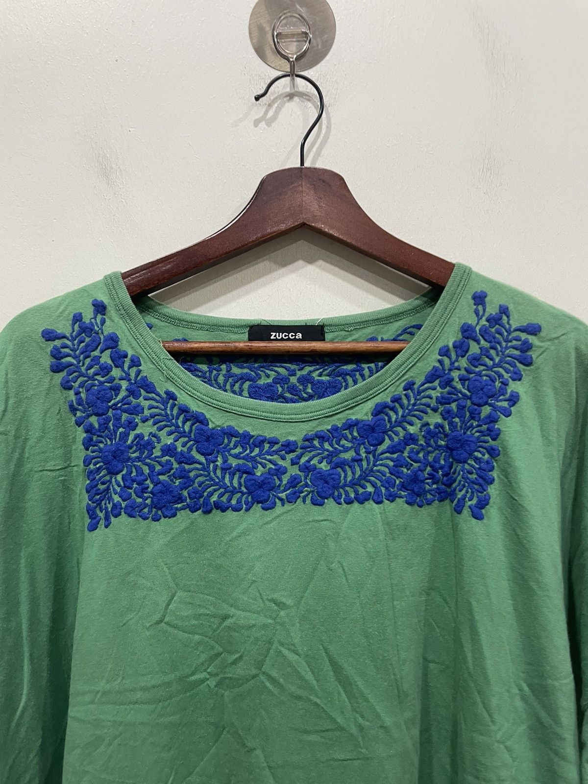 Zucca Zucca Embroidery Loose Blouse Size M / US 6-8 / IT 42-44 - 3 Thumbnail