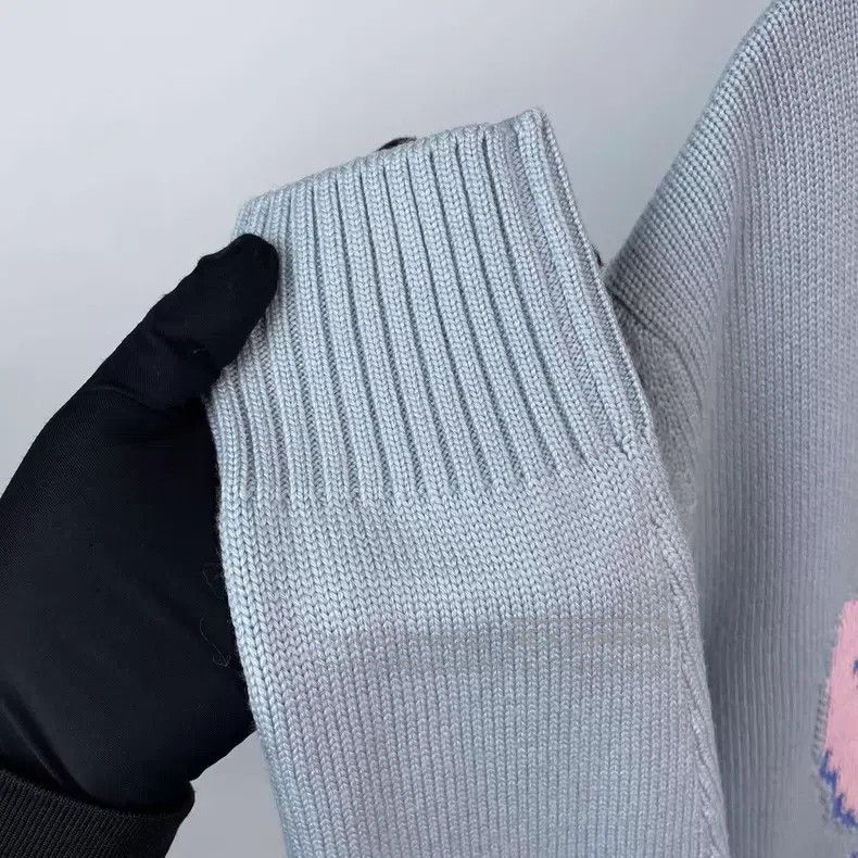 Dior Dior Wool flower sweater light blue Size US M / EU 48-50 / 2 - 7 Thumbnail