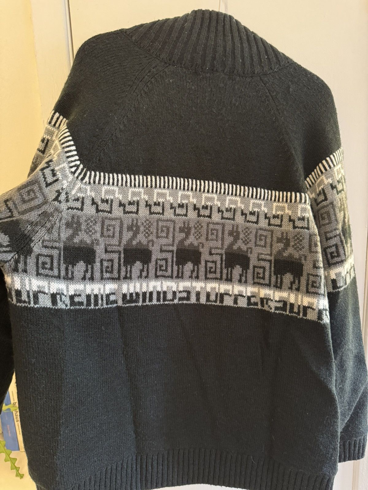 Supreme Supreme Knit Black Sz L 20AW Andes Pattern Windstopper Zip Size US L / EU 52-54 / 3 - 2 Thumbnail