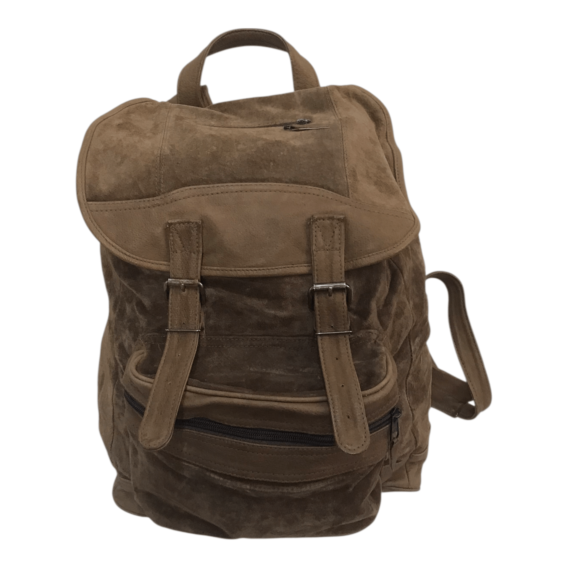 Leather Vintage Golden East Leather Brown Bagpack Size ONE SIZE - 8 Thumbnail