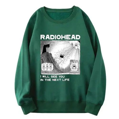 V::Room Retro Printed Radiohead Loose Sweatshirt Size US M / EU 48-50 / 2 - 2 Thumbnail