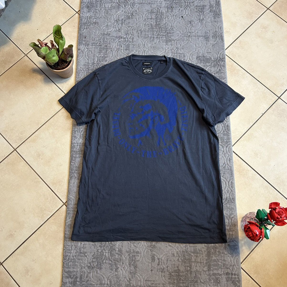 Diesel × Japanese Brand × Vintage Vintage Y2K Diesel t-shirt mohawk punk Size US XXL / EU 58 / 5 - 3 Thumbnail