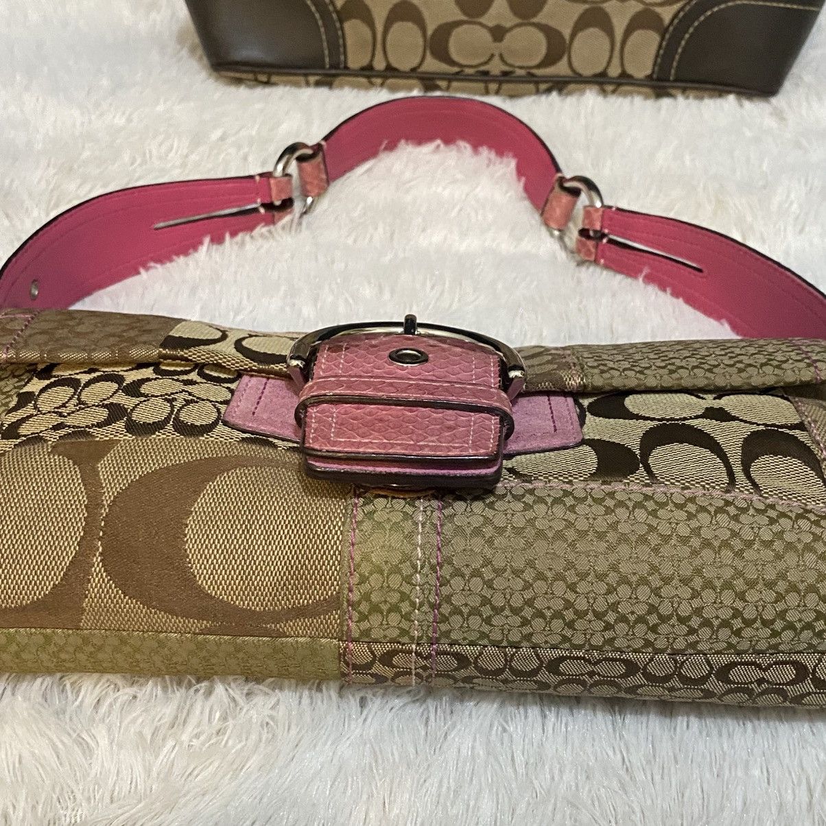 Coach Coach Patchwork Soho Flap Vintage Shoulder Bag Size ONE SIZE - 6 Thumbnail