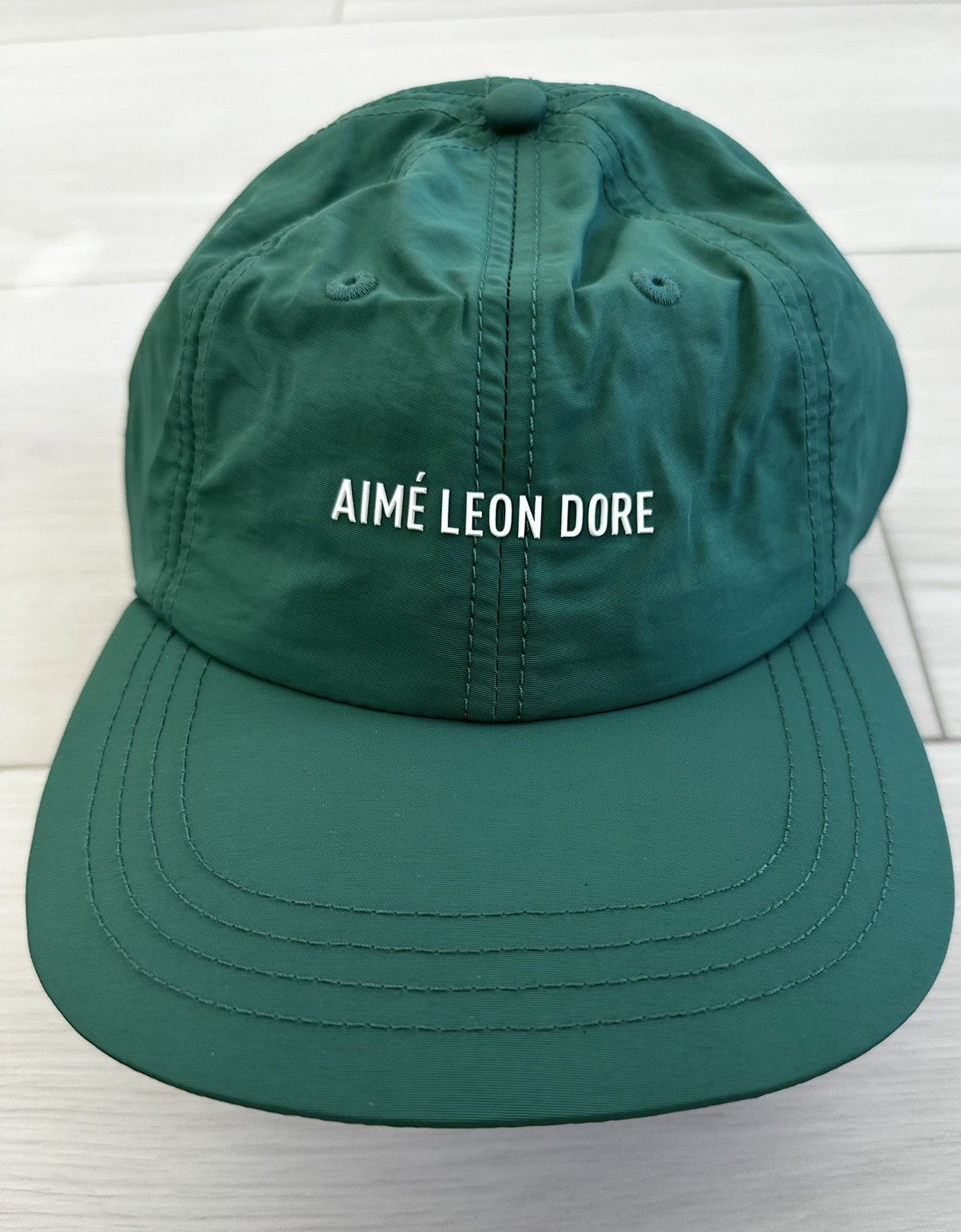 Aime Leon Dore NEW AIME LEON DORE sport nylon 6 panel hat cap green Size ONE SIZE - 4 Thumbnail