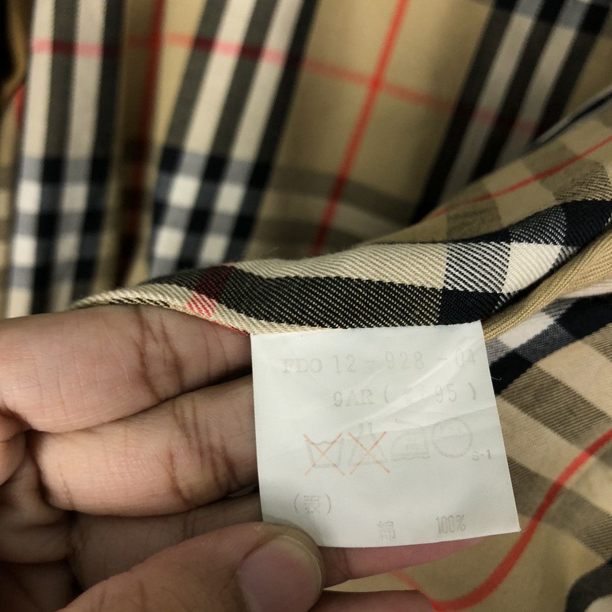 Burberry 🔥Vtg Burberrys Long Jacket Nova Check Double Breast Size US M / EU 48-50 / 2 - 15 Thumbnail