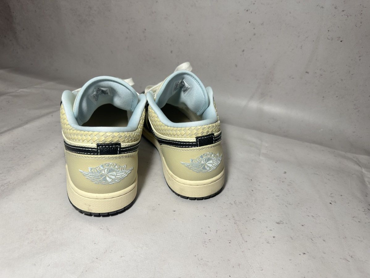 Jordan Brand × Nike Jordan 1 Low SE Coconut Milk Black Muslin Size US 11.5 / EU 44-45 - 4 Thumbnail