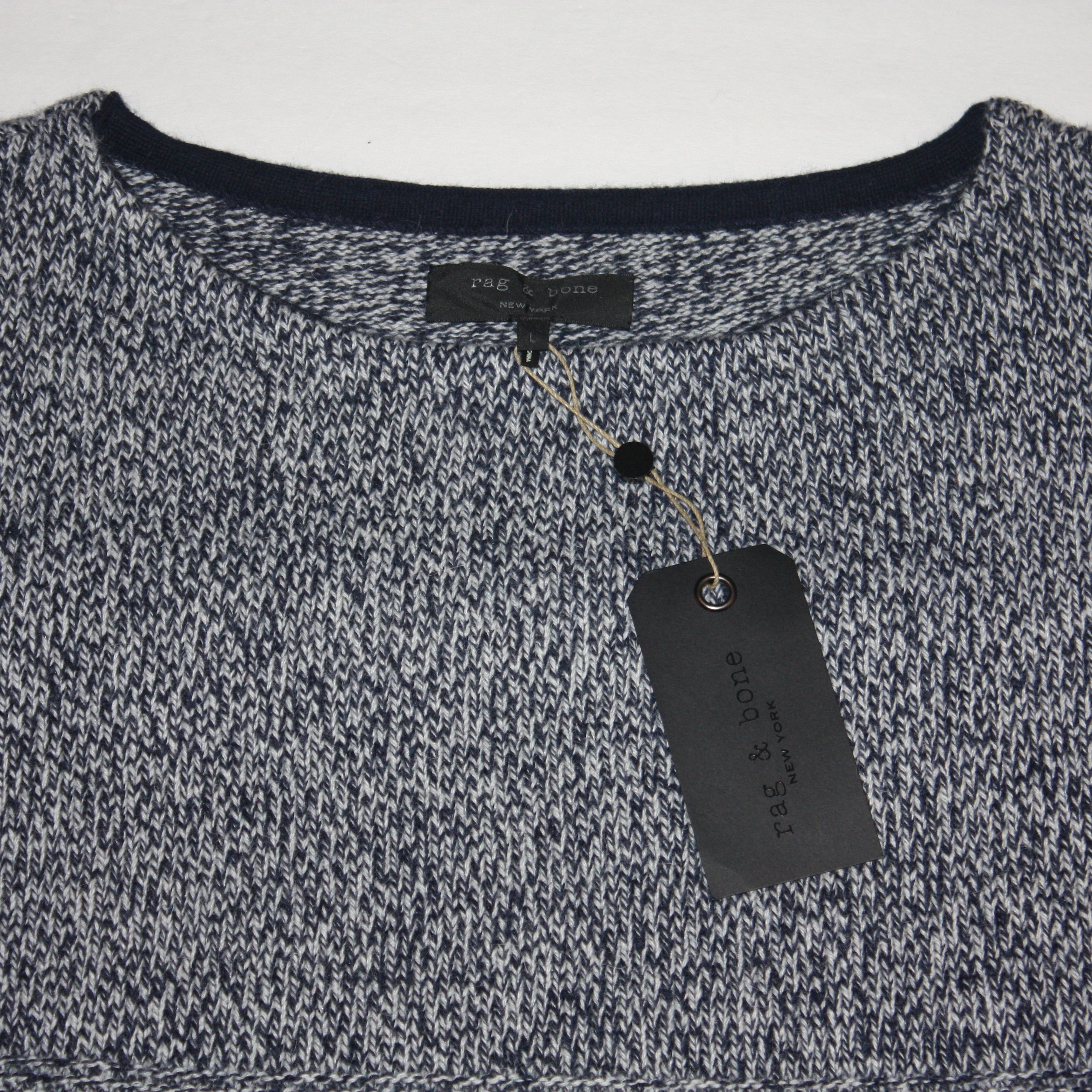 Rag & Bone Claire Stripe Sweater Top in size Large NWT MSRP $255 Size L / US 10 / IT 46 - 3 Thumbnail