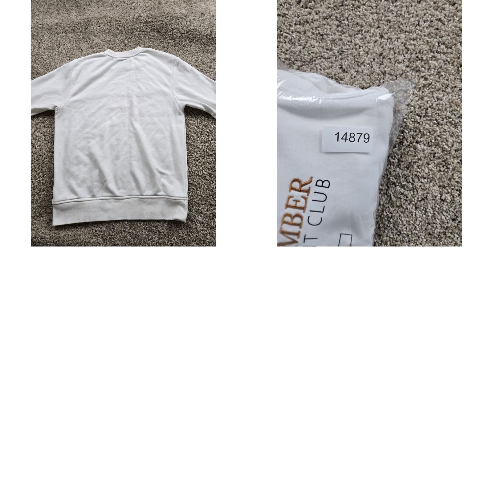 Jordan Brand Jordan Sweatshirt Small Mens White Flight Club Member Crew Neck Long Sleeve Size US S / EU 44-46 / 1 - 9 Thumbnail