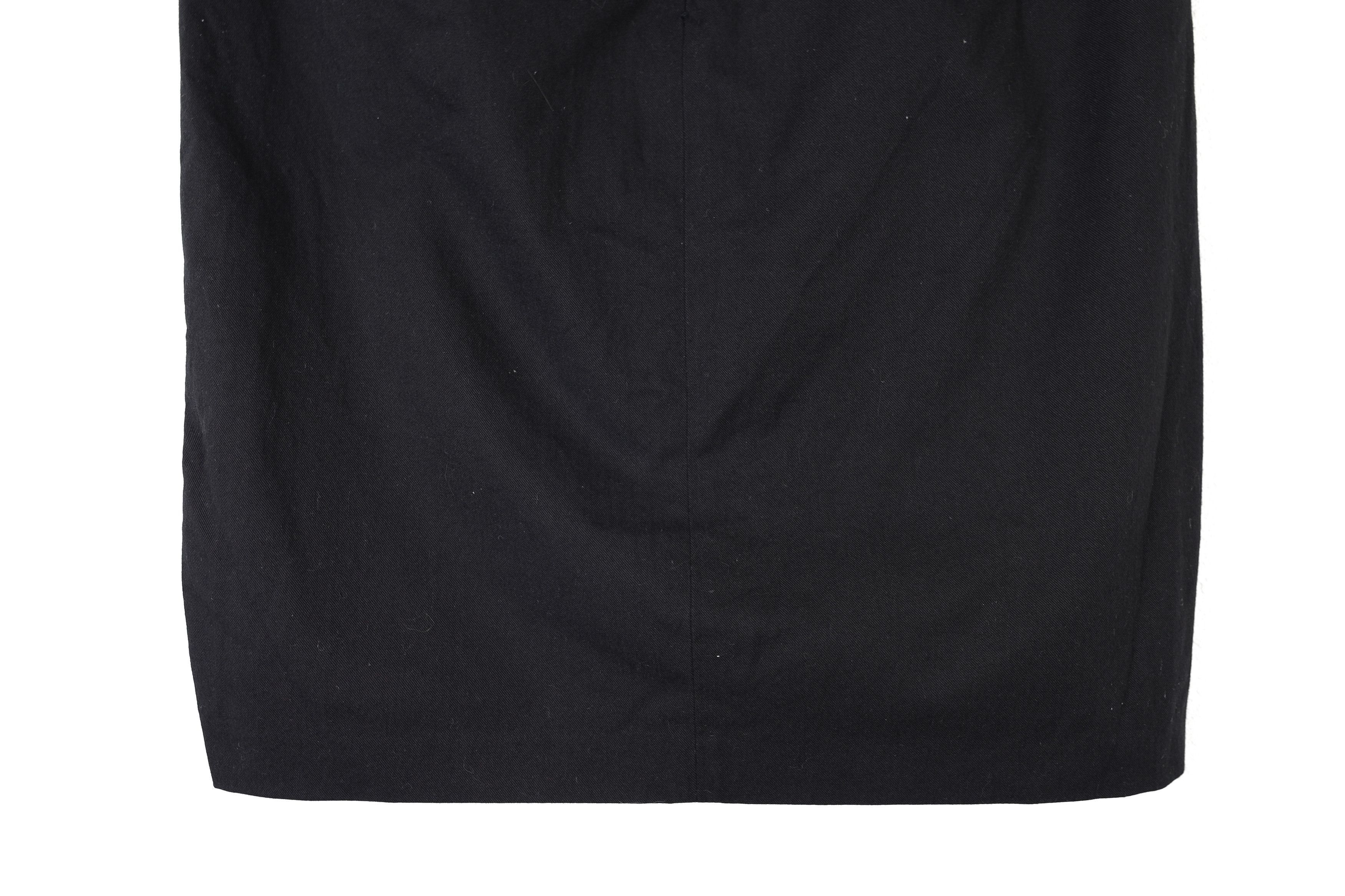 Dries Van Noten Womens Dries Van Noten Black Pockets Midi Skirt Size 25" / US 0 / IT 36 - 7 Thumbnail