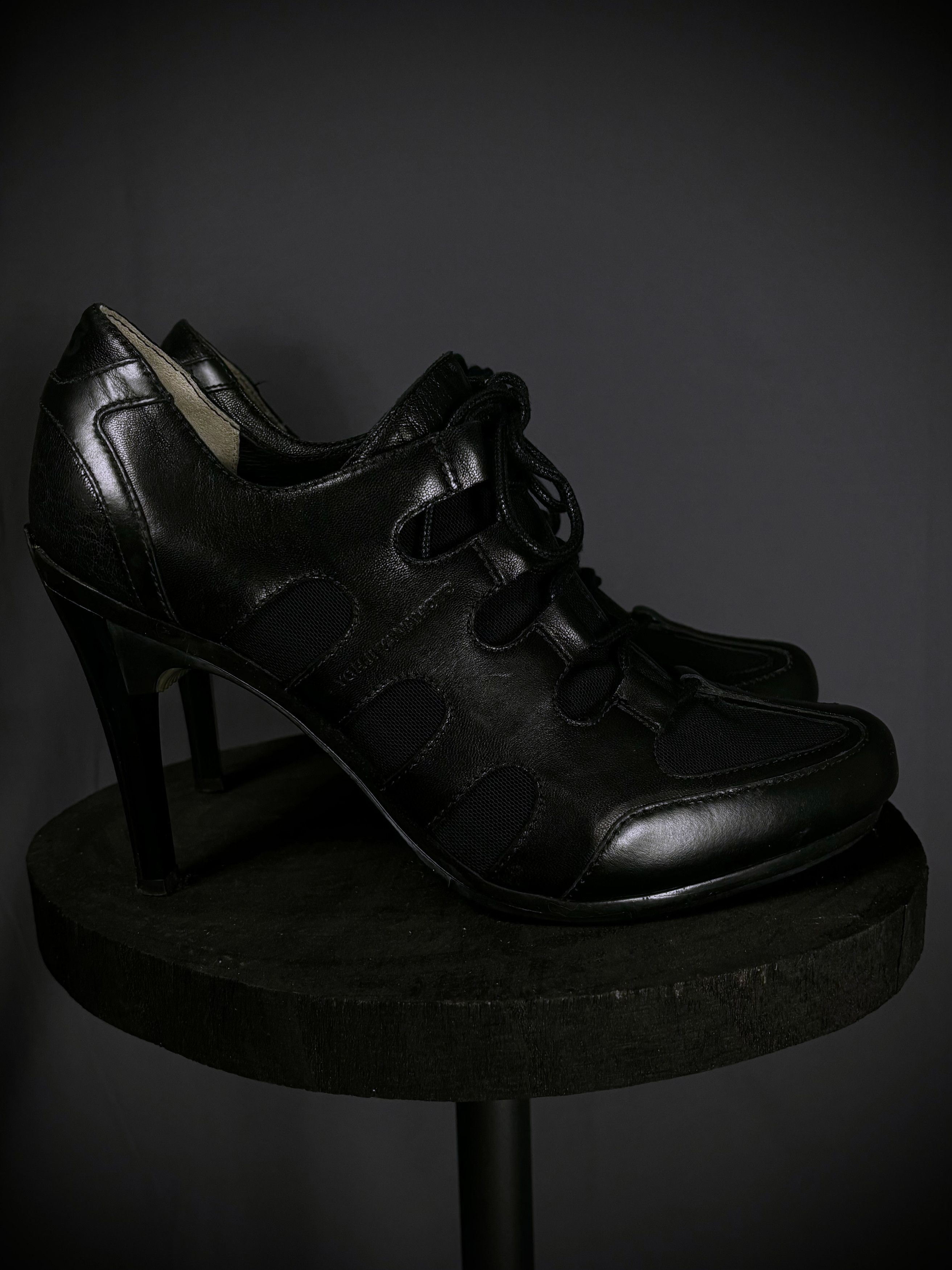 Adidas × Y-3 Y-3 by Yohji Yamamoto Athletic Lace-Up Torsion High Heels Size US 8 / IT 38 - 4 Thumbnail