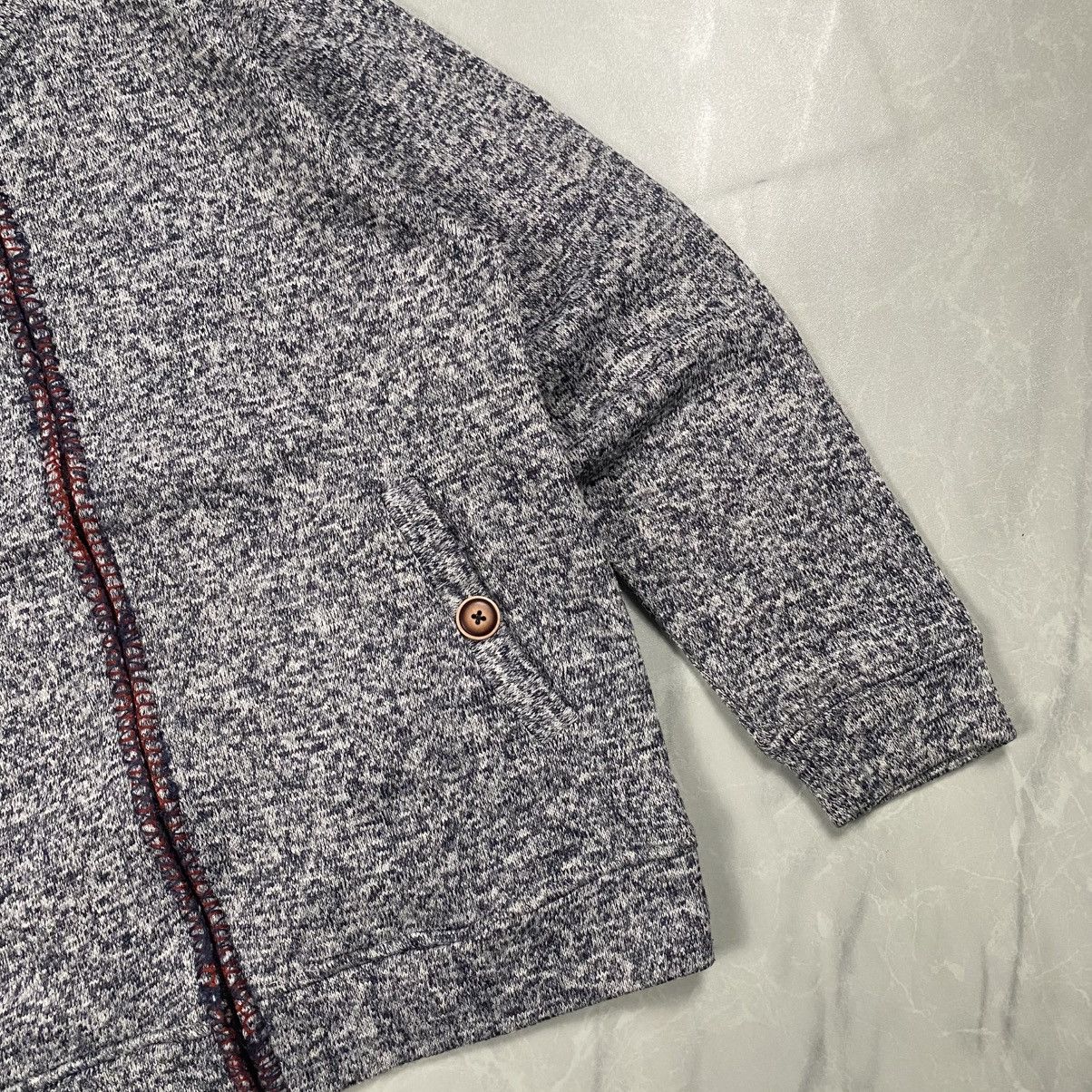 Japanese Brand Vintage Power To The People Japan Zipper Wool Sweaters Size US S / EU 44-46 / 1 - 3 Thumbnail