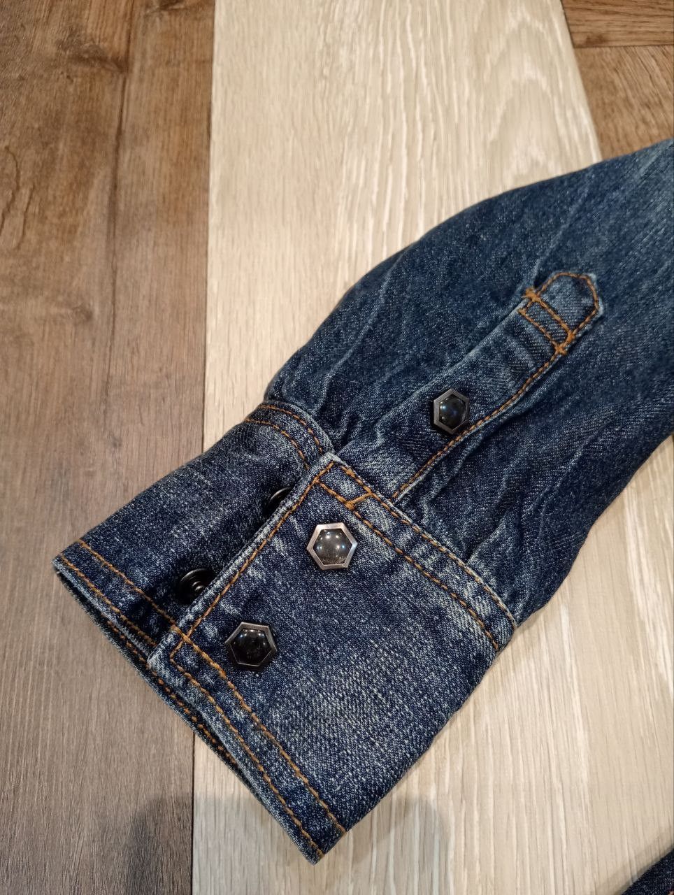 semanticdesign SEMANTIC DESIGN JAPAN PAINTER DENIM SHIRT - SIZE L Size US L / EU 52-54 / 3 - 7 Thumbnail