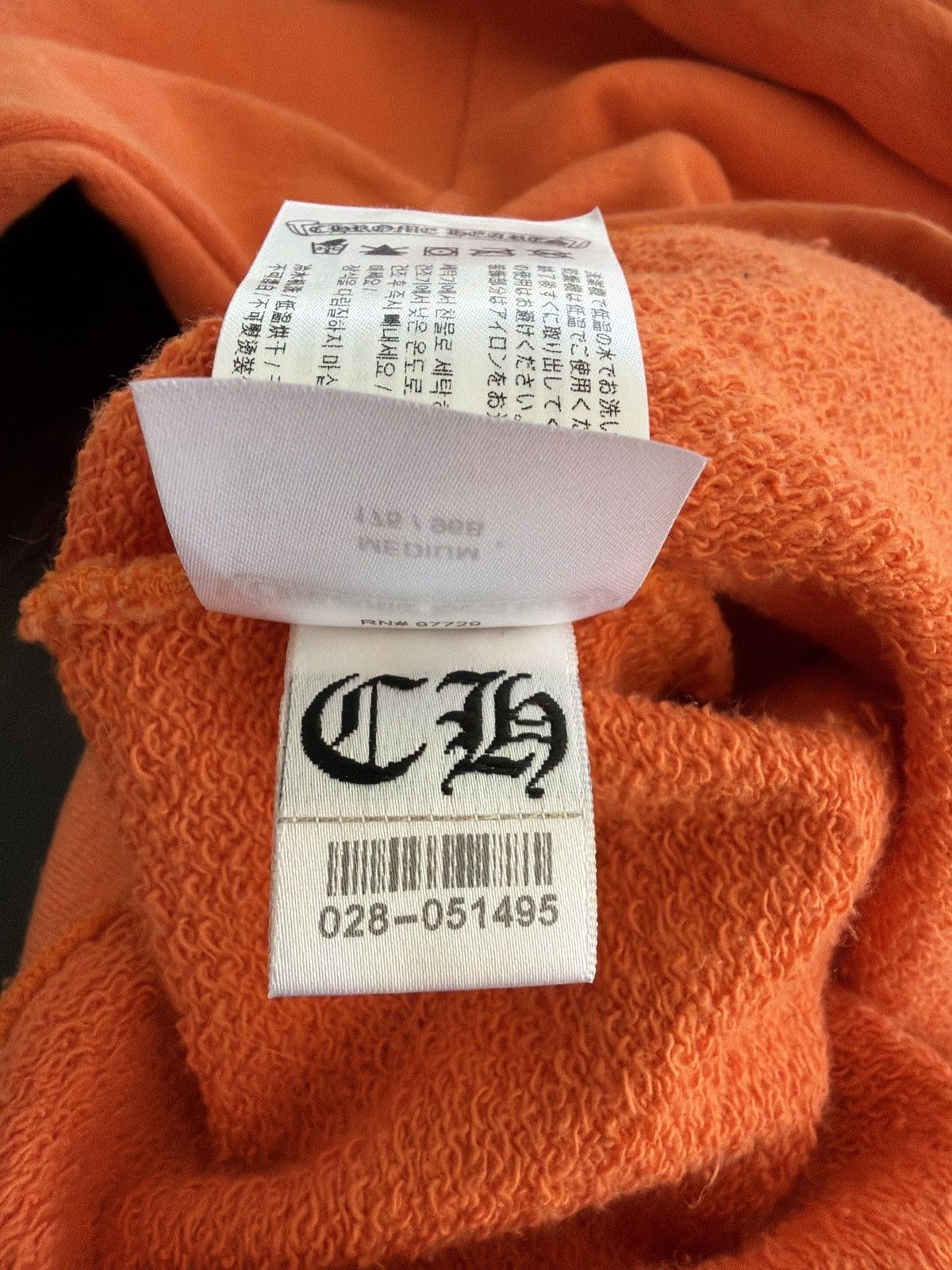 Chrome Hearts Chrome Hearts Orange Dagger Crewneck Size US M / EU 48-50 / 2 - 10 Thumbnail