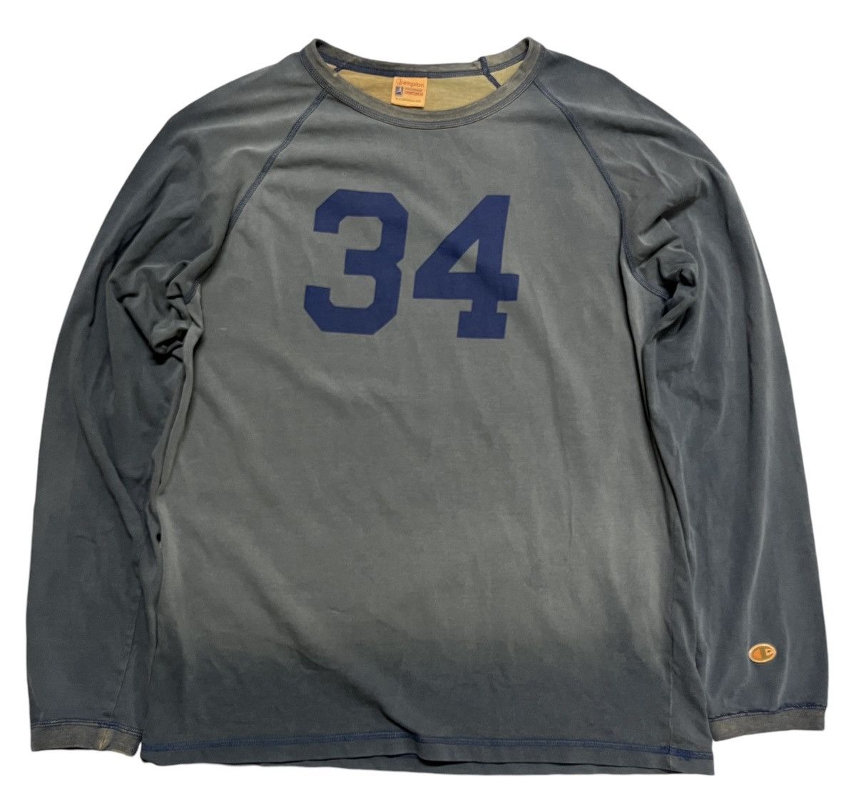 Champion × Vintage Vintage Sunfaded Champion 34 Longsleeve T Shirt Size US M / EU 48-50 / 2 - 1 Thumbnail