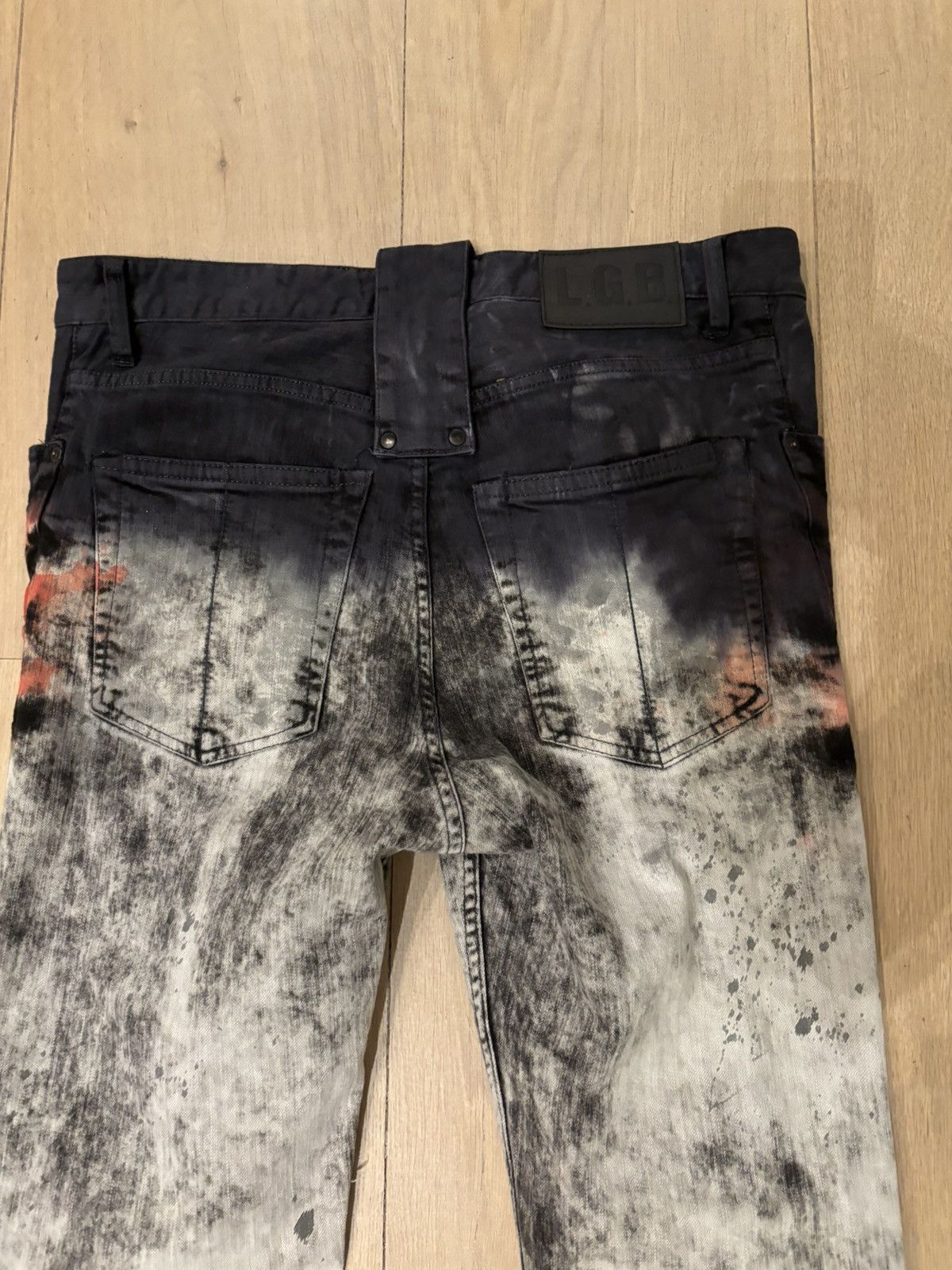 Le Grande Bleu (L.G.B.) L.G.B Tie Dyed Jeans Size US 32 / EU 48 - 3 Thumbnail