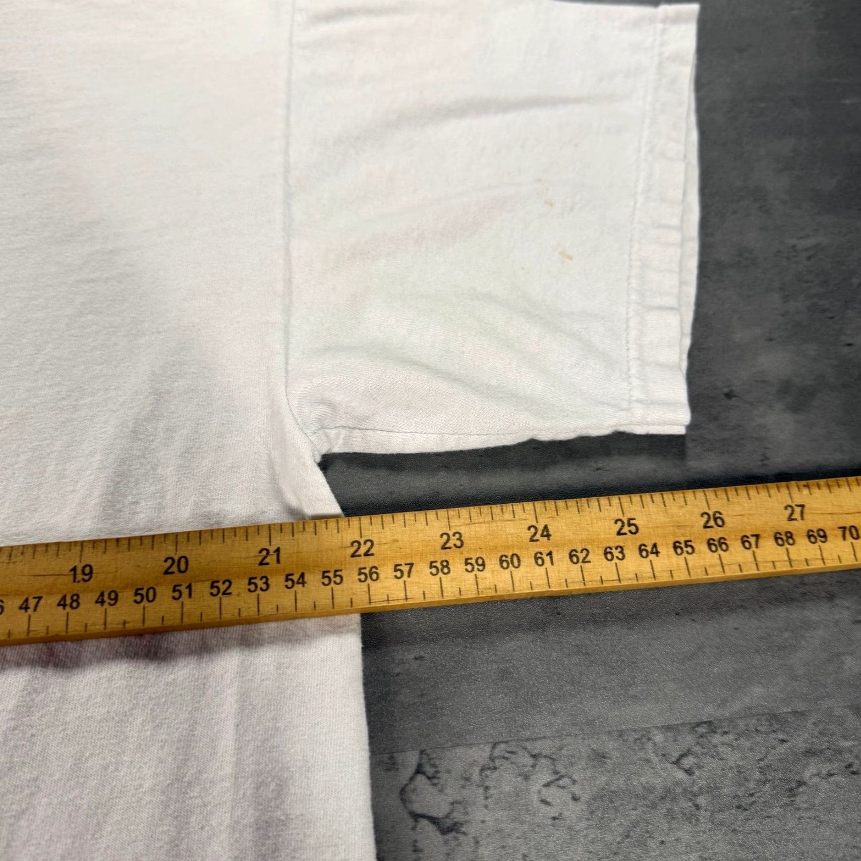 Vintage VINTAGE M&O KNITS T-Shirt Men Graphic Print Patriotic American Eagle Flag Crew Neck Short Sleeve White L Size US L / EU 52-54 / 3 - 7 Thumbnail